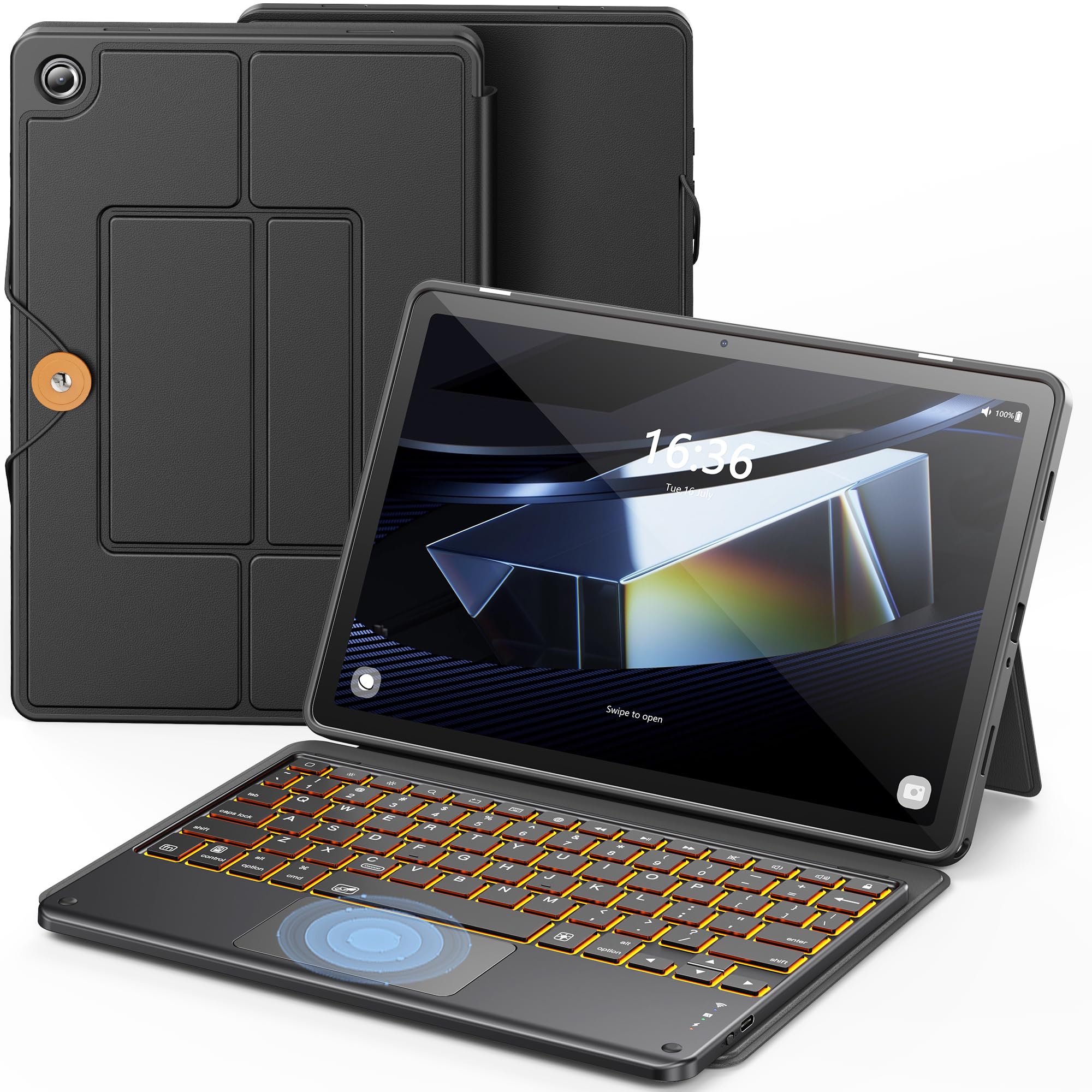 Funda de Teclado INFILAND para Samsung Galaxy Tab A9+ 5G
