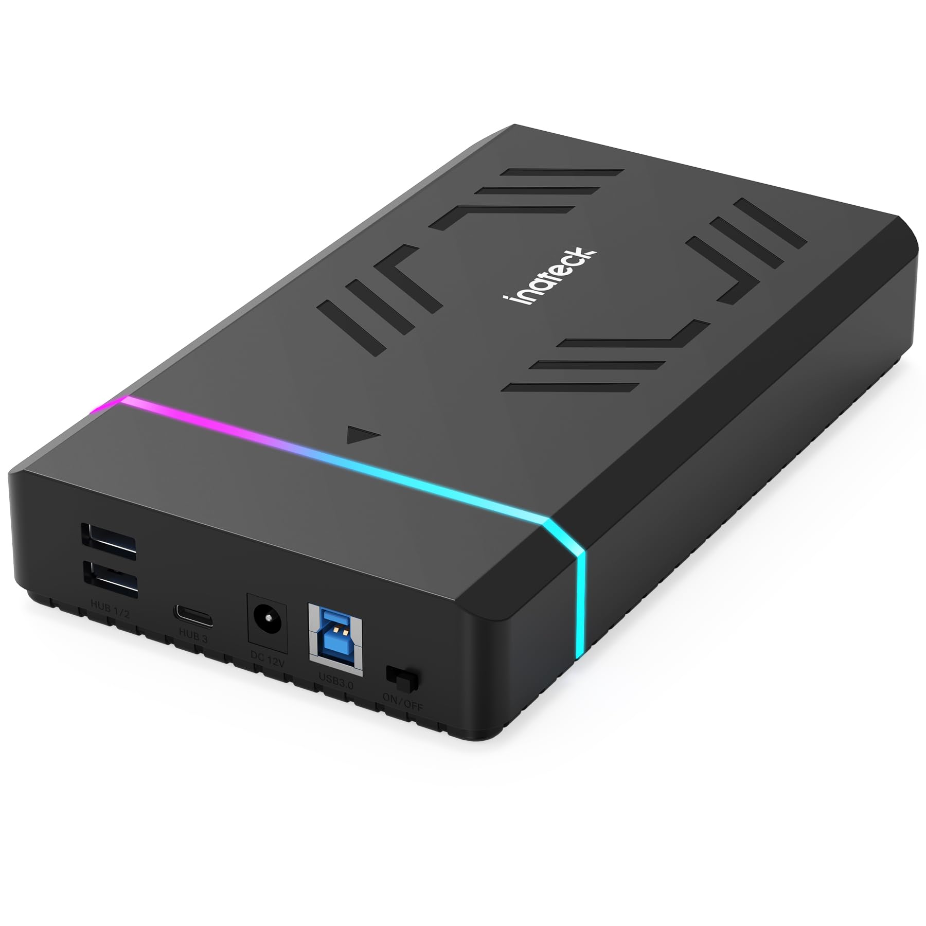 Inateck RGB Carcasa de Disco Duro de 3.5 Pulgadas, Carcasa