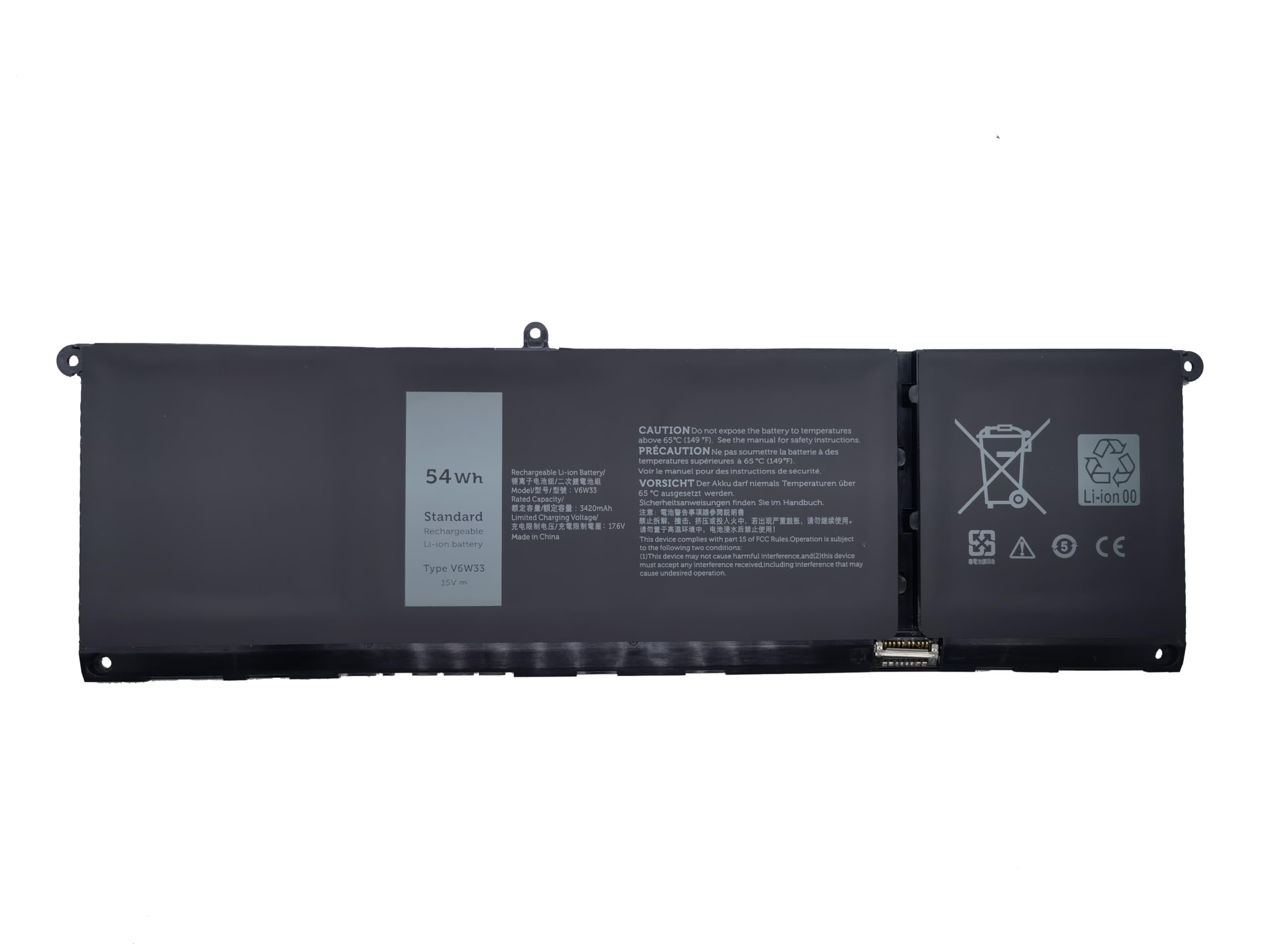 Reemplazo de Batería NBULBL V6W33 para Dell Inspiron 3510