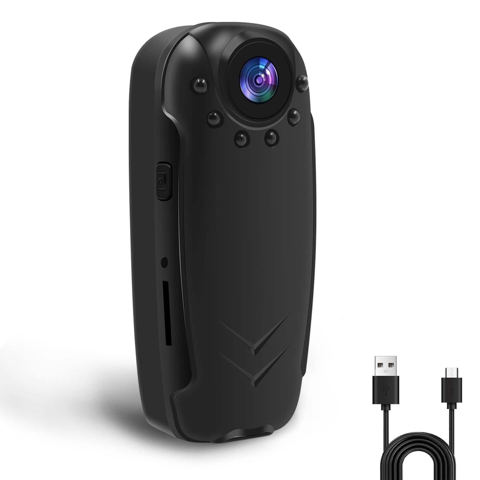Cámara Corporal Mini HKFUG, Grabadora de Video Portátil HD