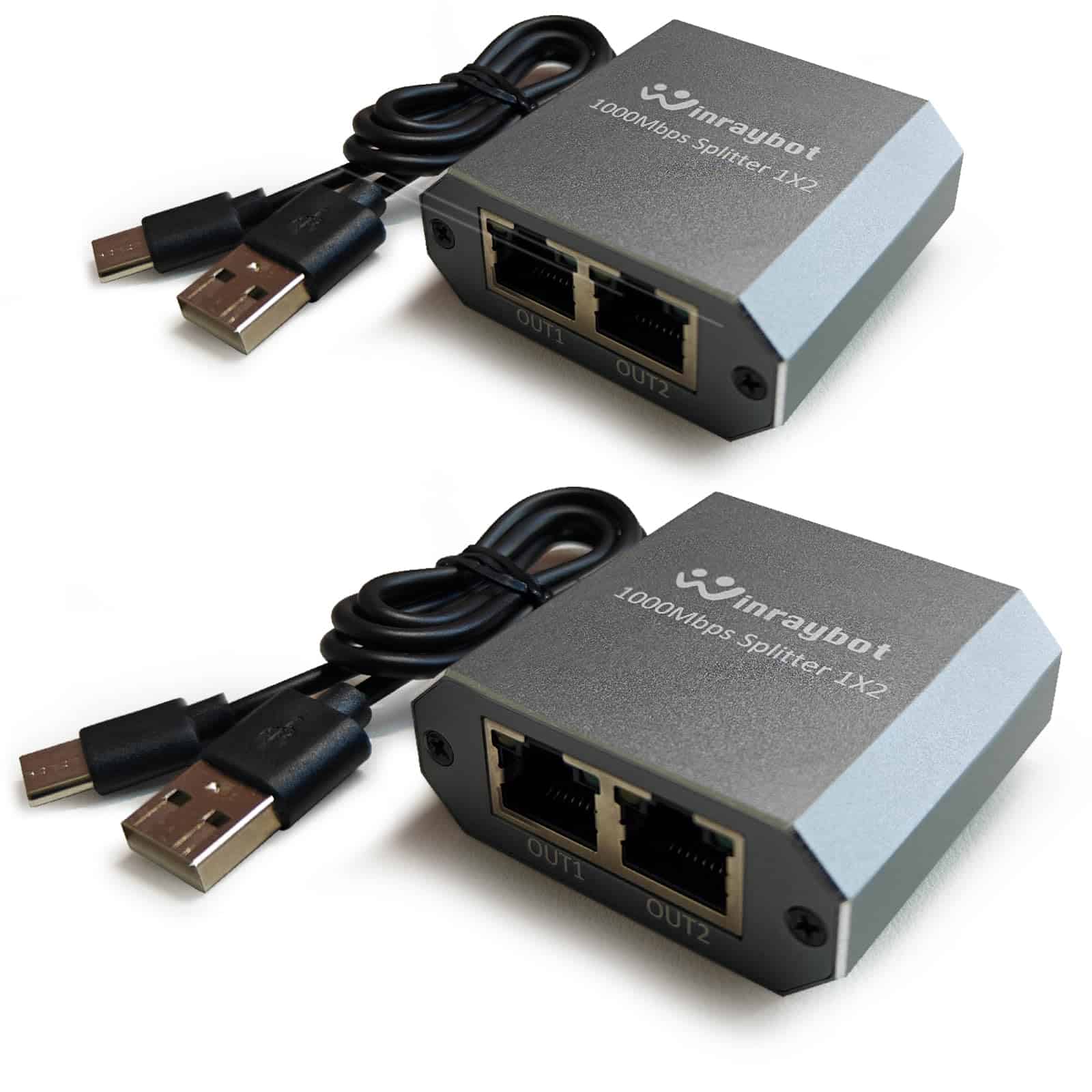 Adaptador de LAN de red de 1000 Mbps, divisor de Ethernet