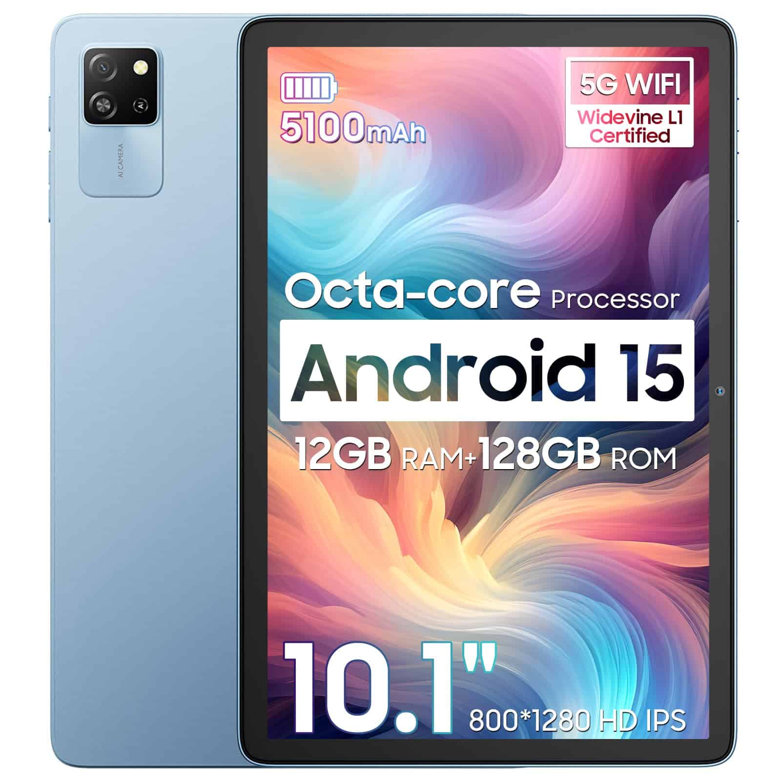 Tableta Android Blackview de 10 pulgadas, Tableta Android