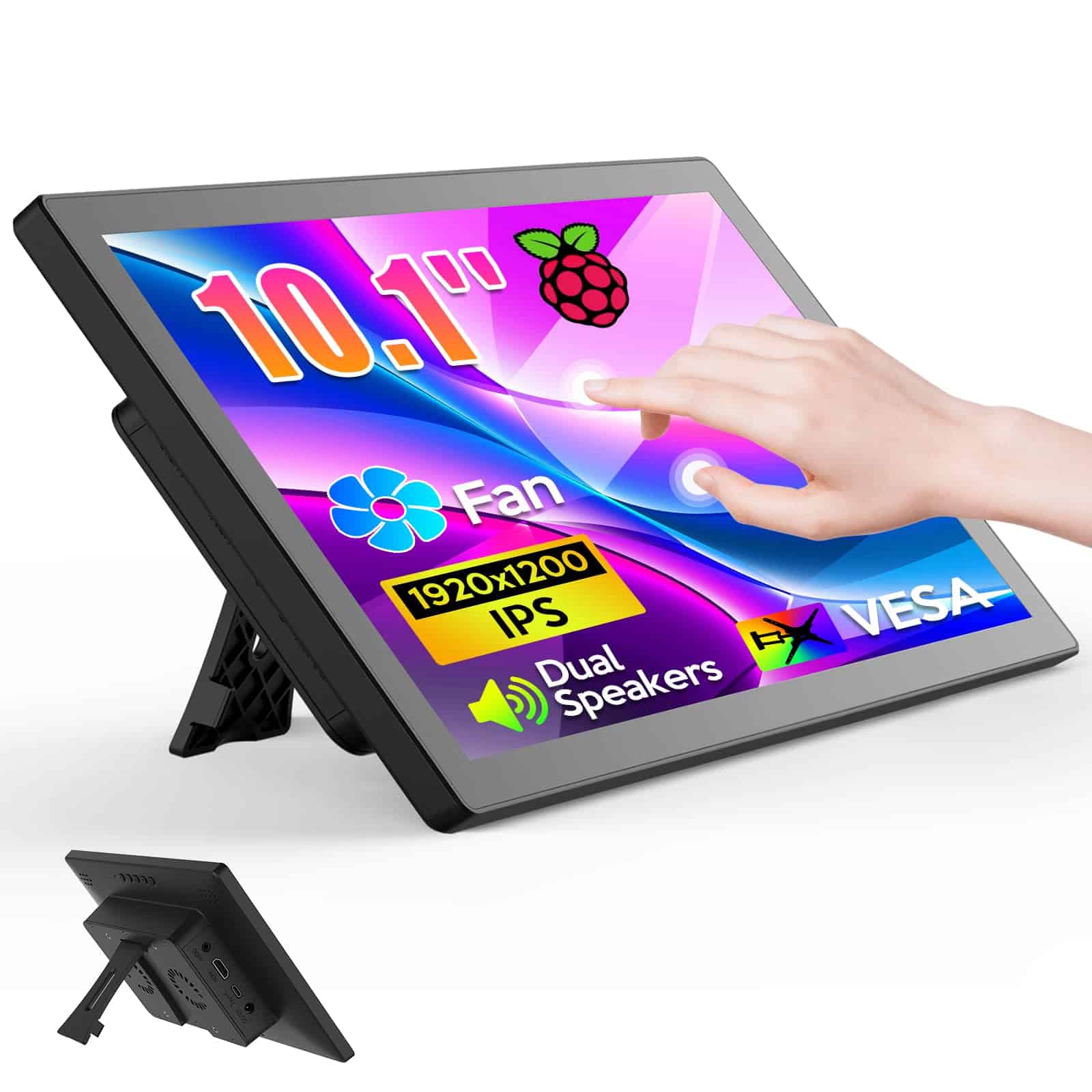 Monitor Táctil XBONFIRE de 10.1 Pulgadas - Monitor Táctil