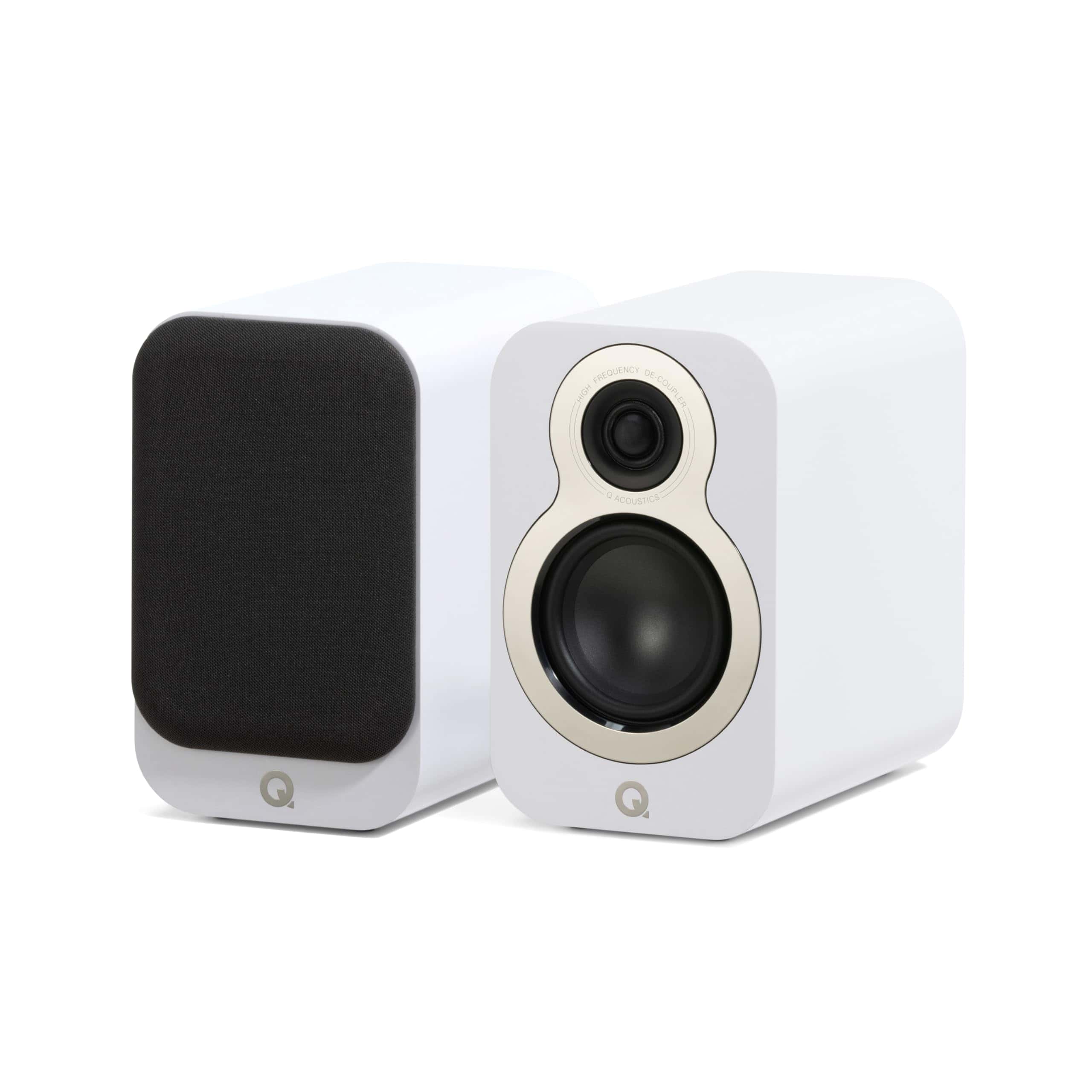 Par de Altavoces de Estante Compactos Q -Blanco Satinado
