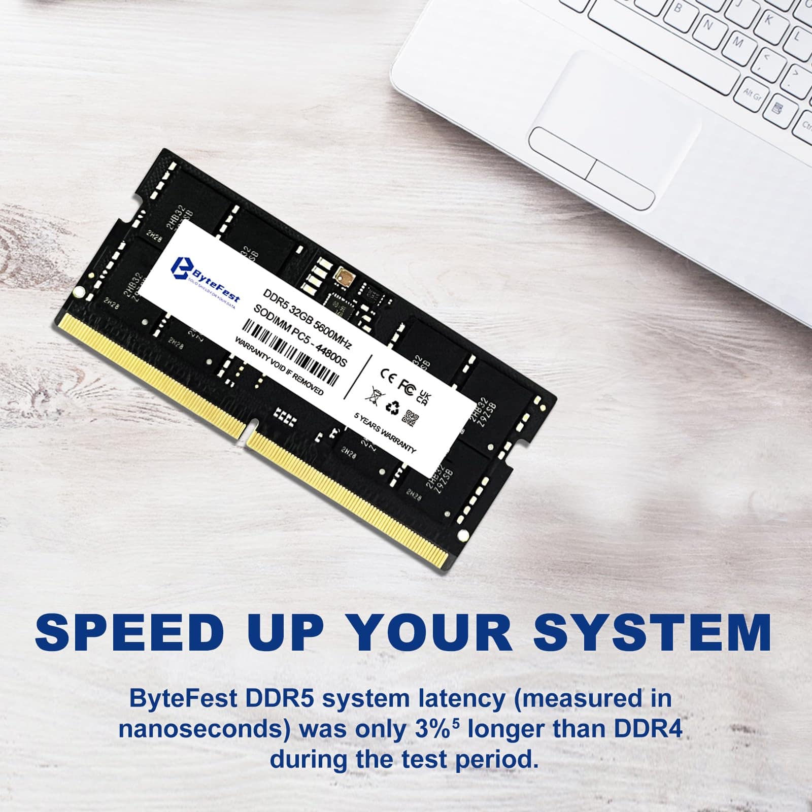Memoria RAM ByteFest DDR5 64GB (2x32GB) 5600MHz PC5-44800 - Image 9
