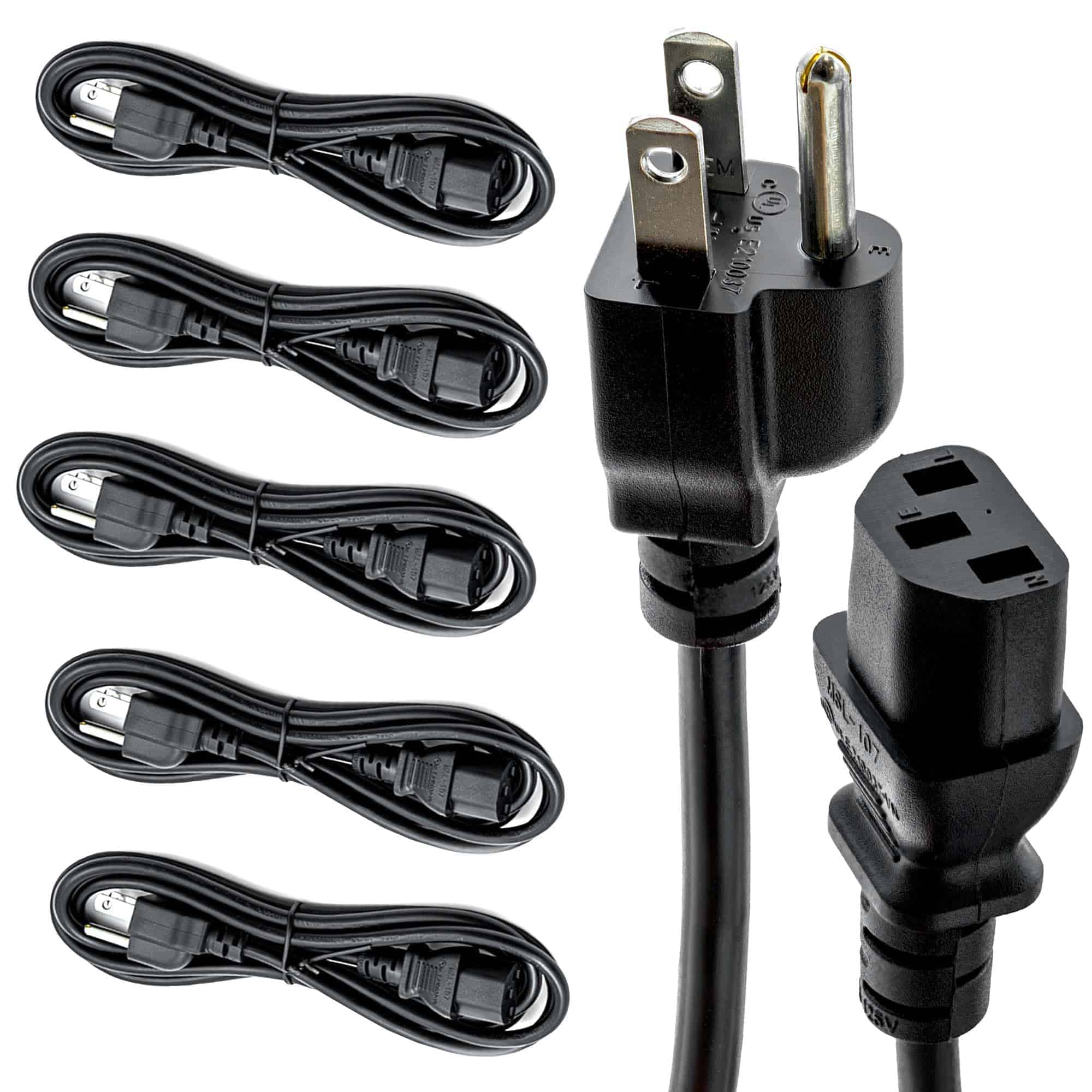Cable de alimentación del monitor de la computadora