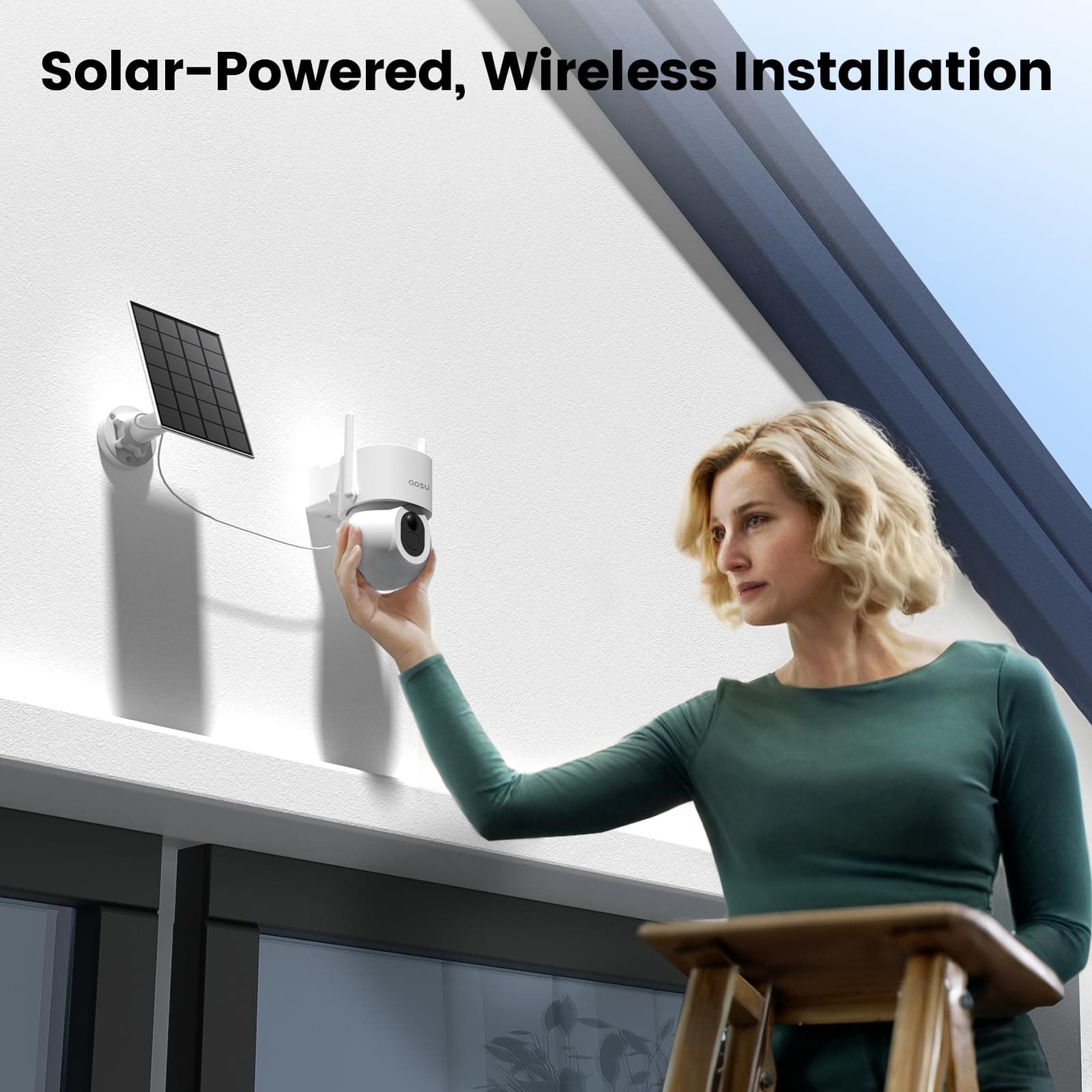 Cámaras de seguridad solares -Blanco - Image 3