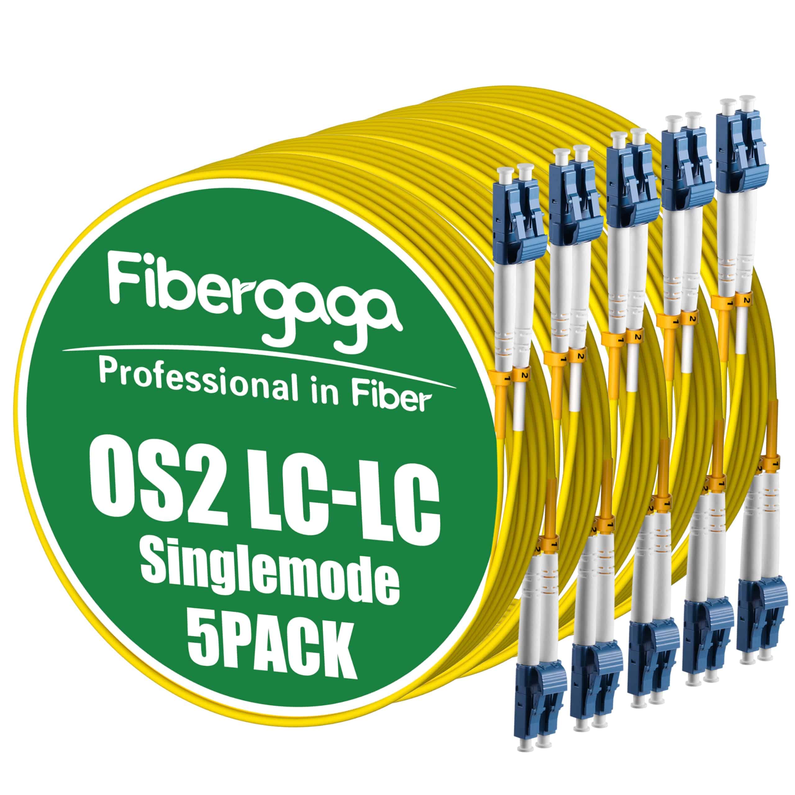 Cable de parche de fibra óptica de modo único LC a LC