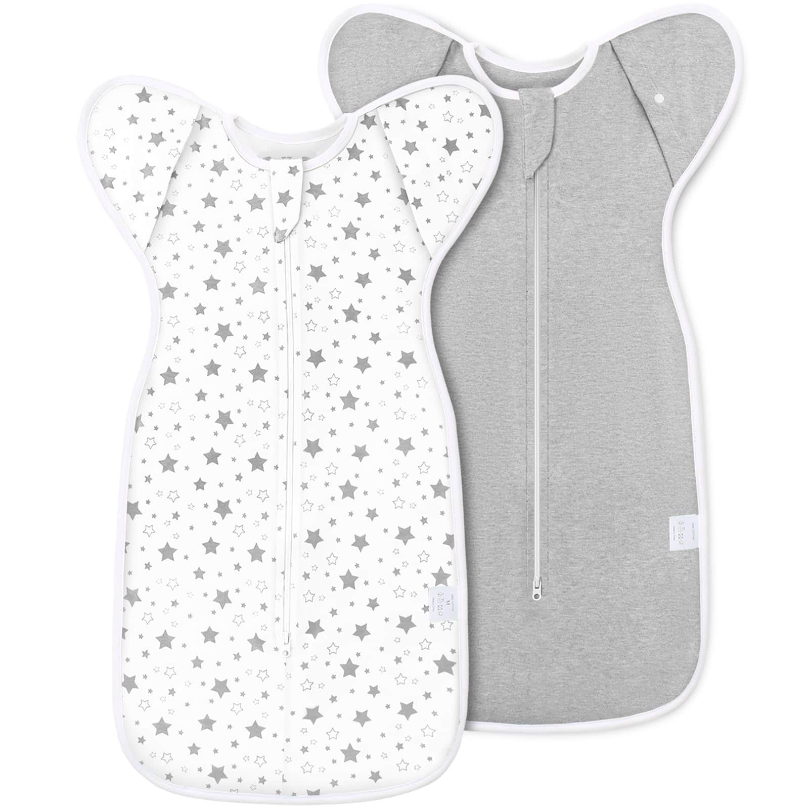 ANYEDDE 2-Pack Saco de Dormir Swaddle para Bebés de 0 a 3