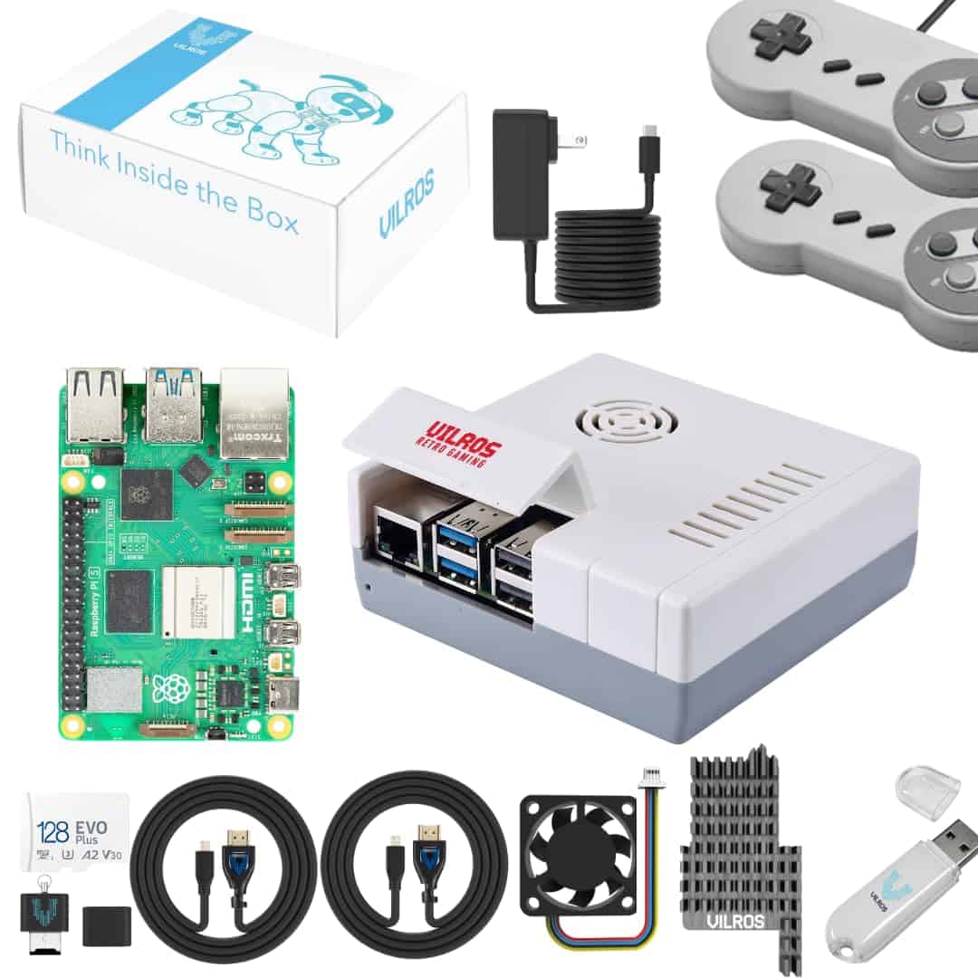 Kit de Juegos Retro Vilros Raspberry Pi 5 (8GB RAM)