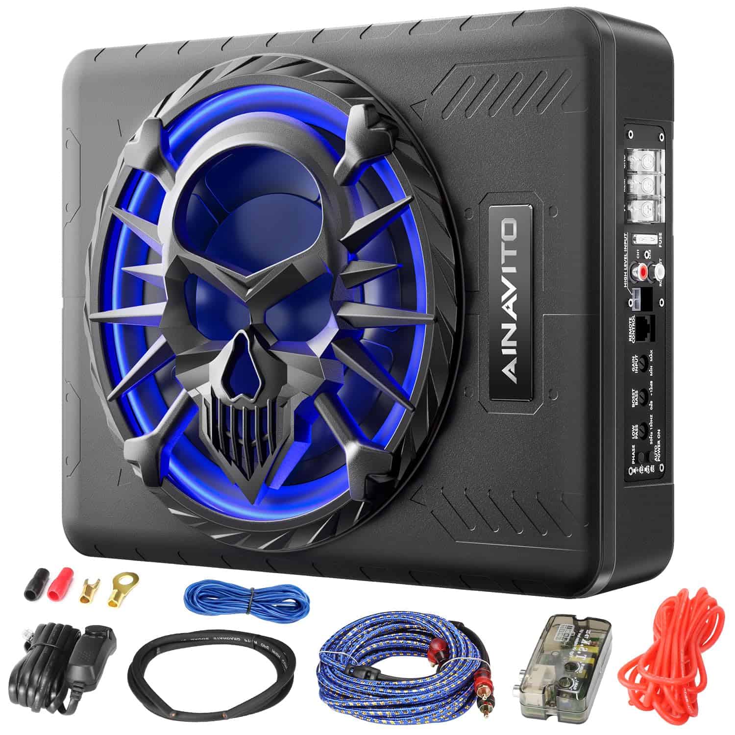 Subwoofers Delgados de 10" bajo el Asiento para