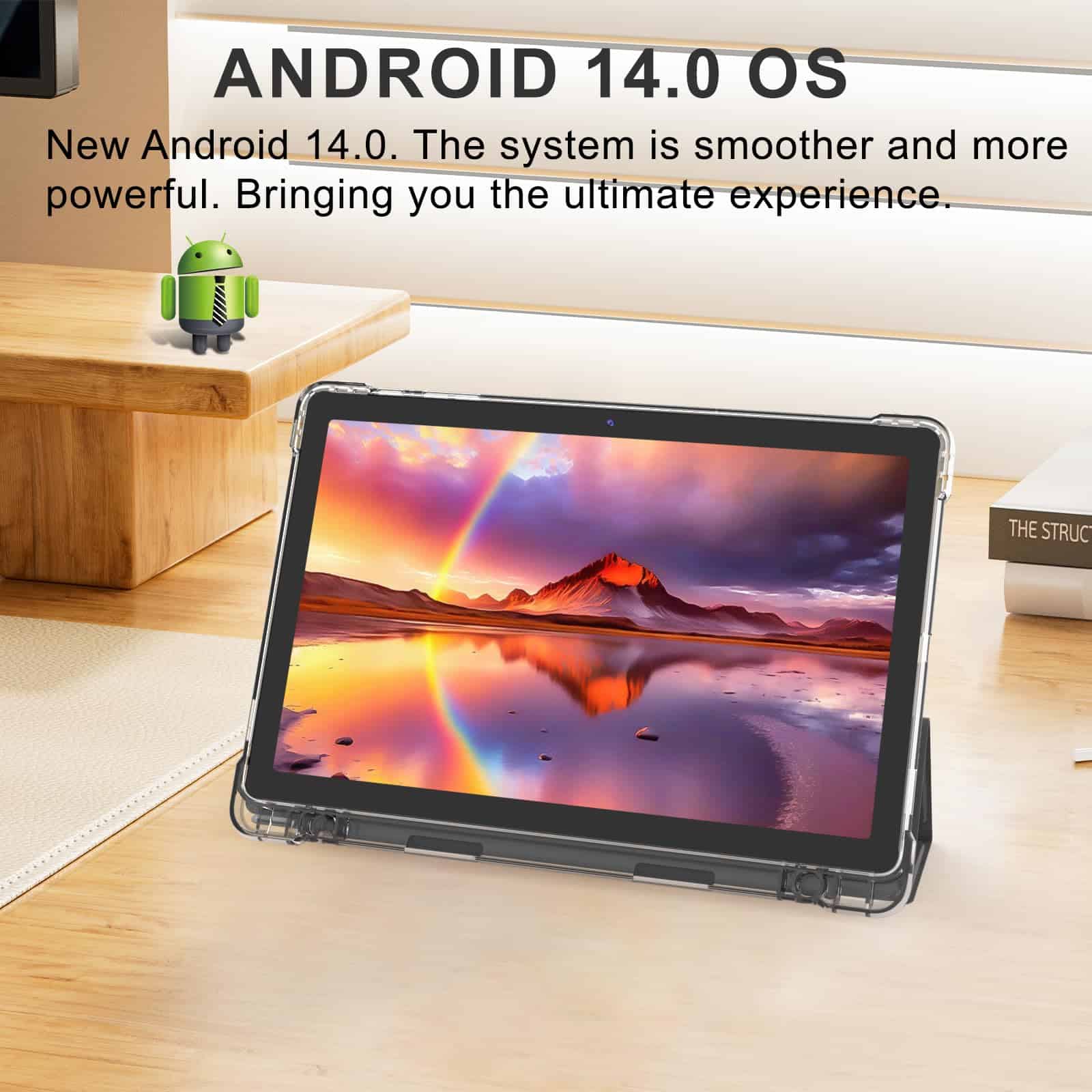 Tableta de 11 pulgadas con estuche, Android 14 Tablet, 16GB - Image 5