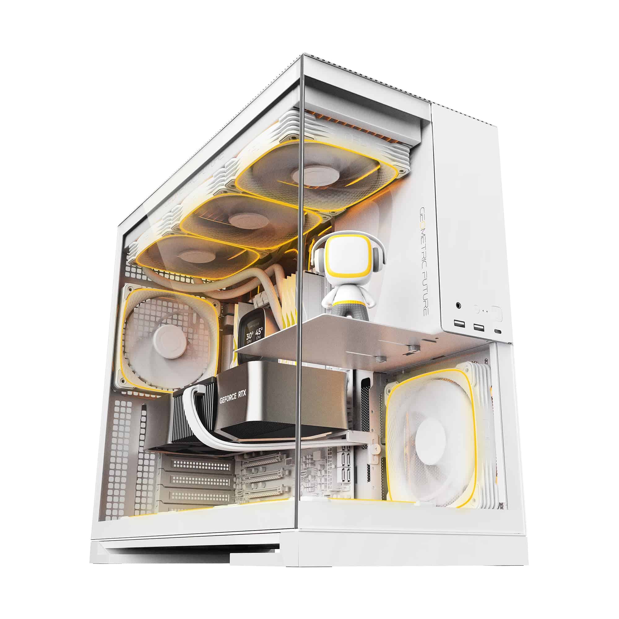 Gabinete para juegos Geométrico Future -Blanco