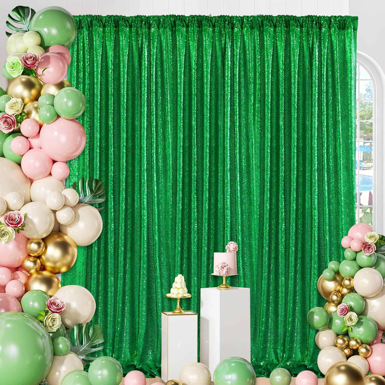 Cortina de Fondo de Lentejuelas para Decoración de Fiestas: - Image 3