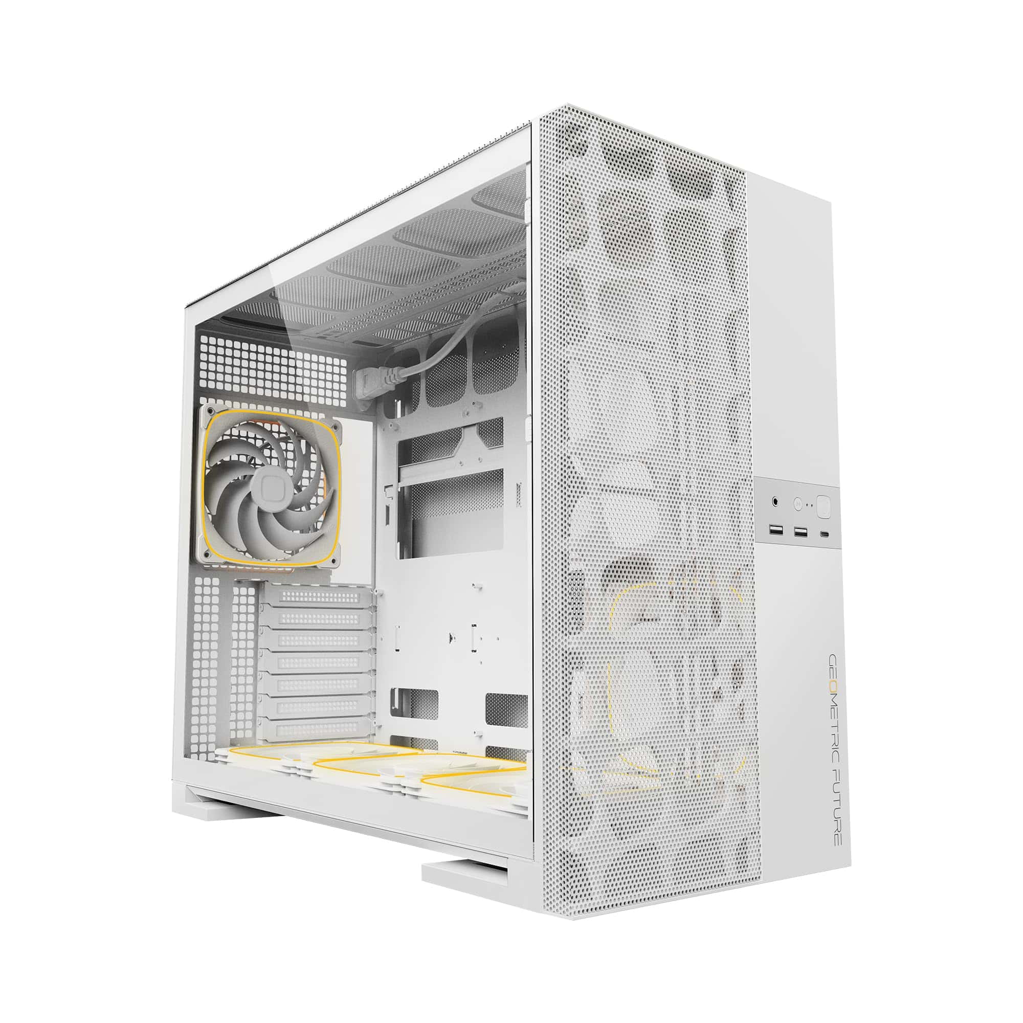 Torre de juego Geométrica Future M5 con Panel de Malla de - Image 3