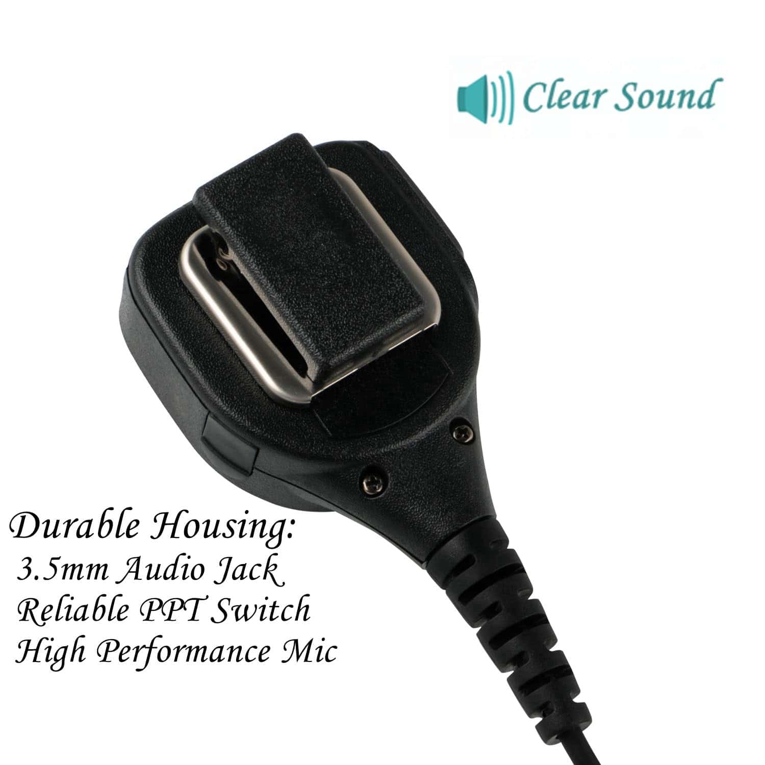 Micrófono Altavoz para Walkie Talkie Motorola Auricular - Image 3