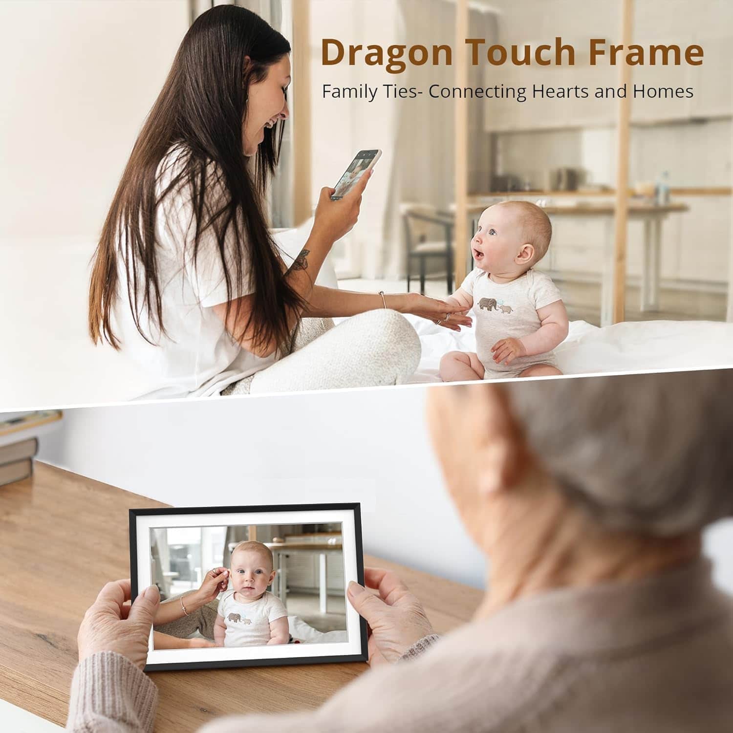 Marco de Fotos Digital Dragon Touch 10.1'' -Negro - Imagen 4