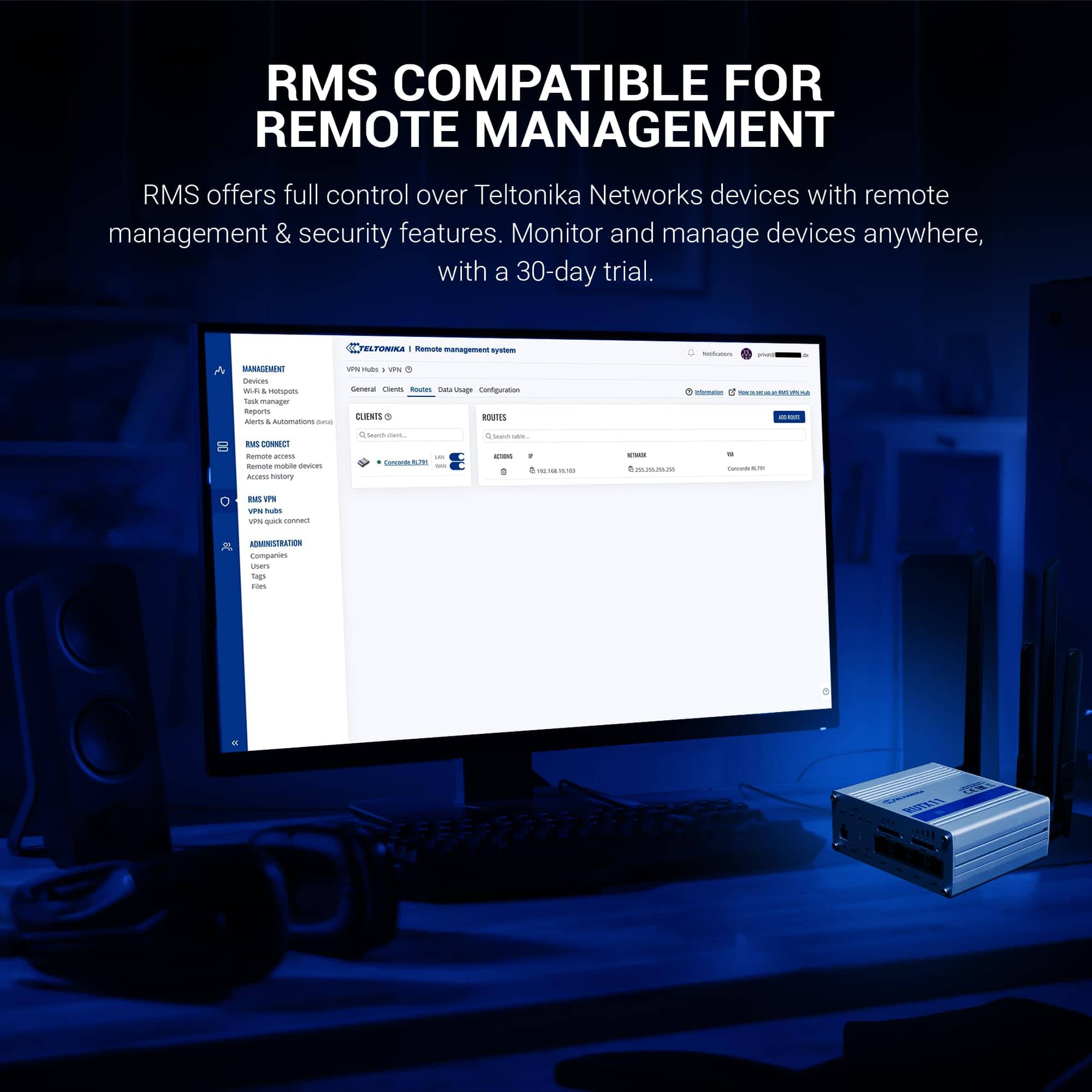 Router WiFi Industrial Teltonika RUTX11 con Ranura para - Image 8