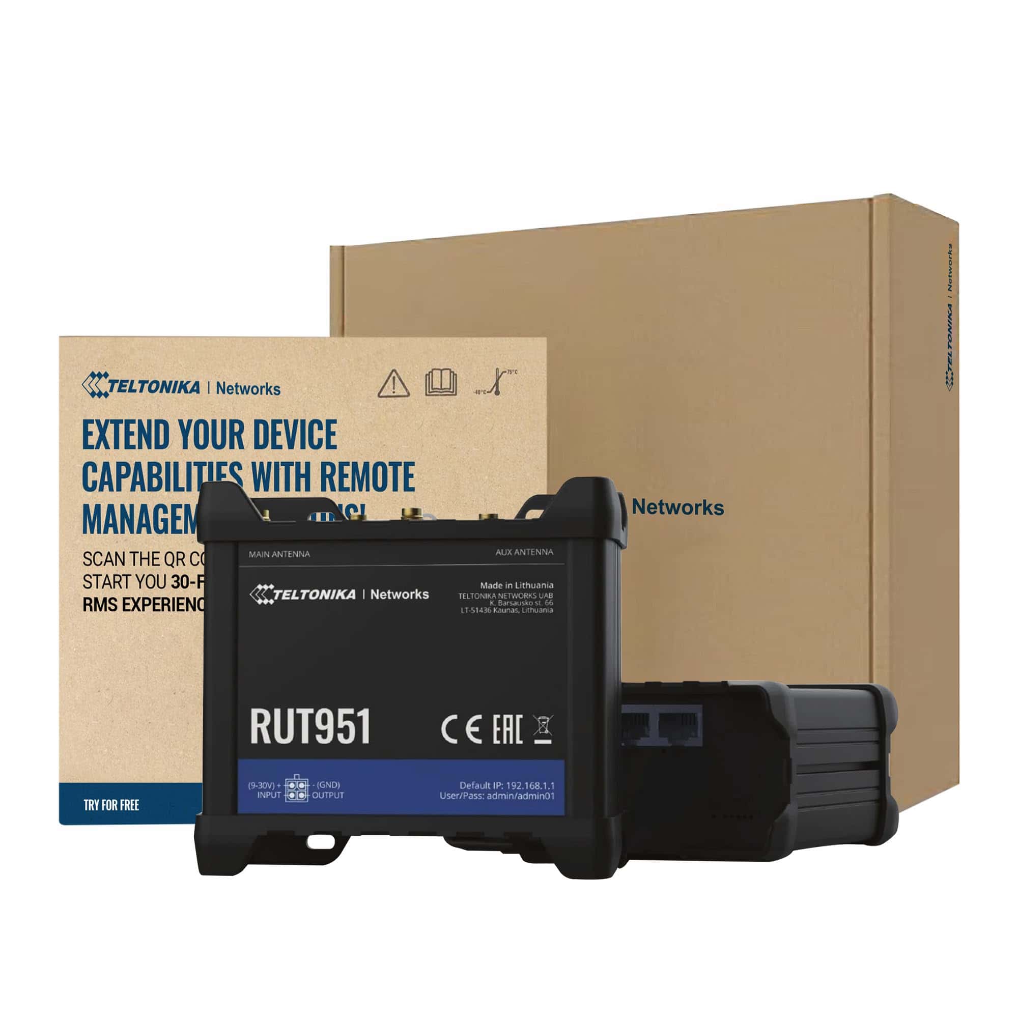 Router Celular WiFi Industrial Teltonika RUT951 - 4G LTE