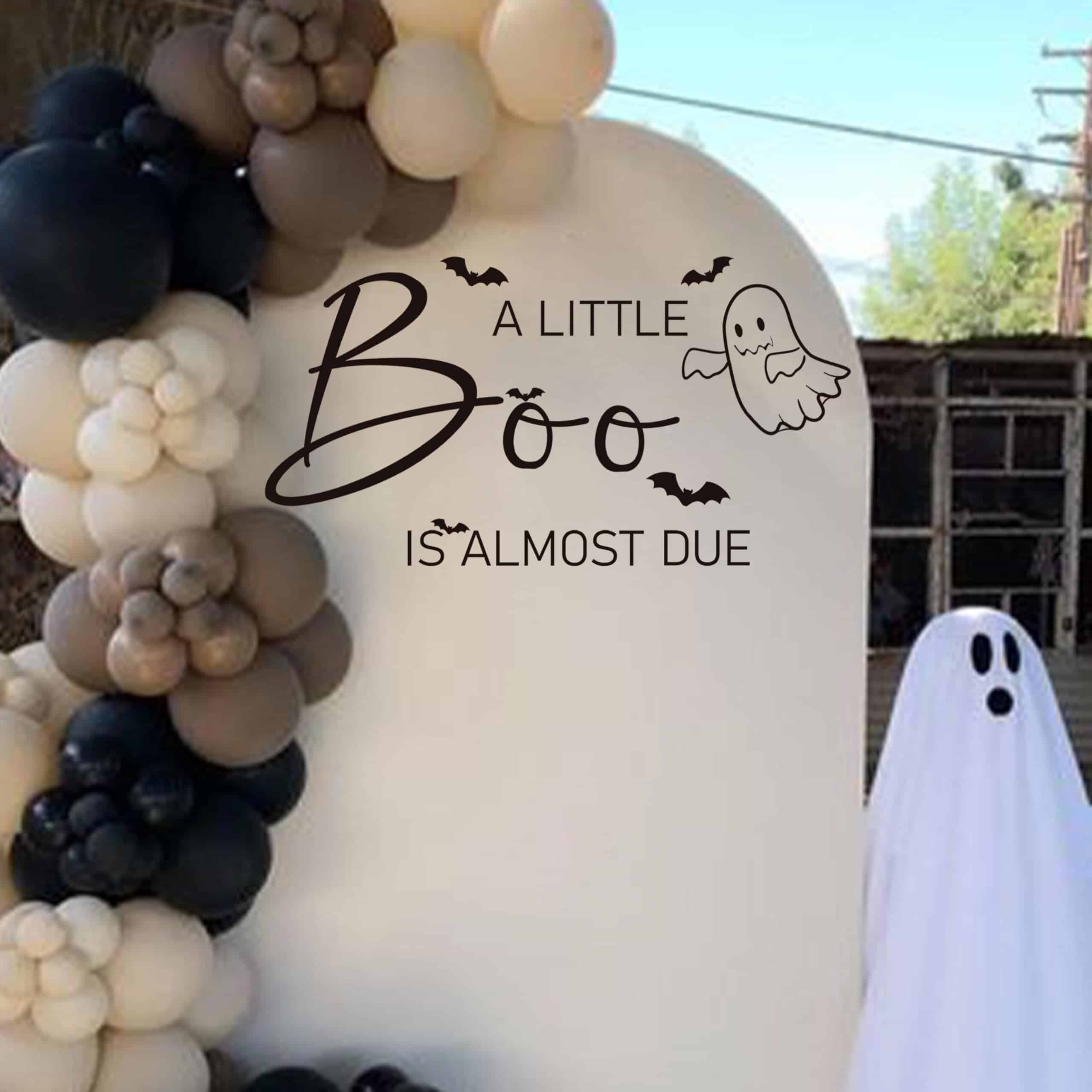 Calcomanía Gostman 'A Little Boo is Almost Due' -
