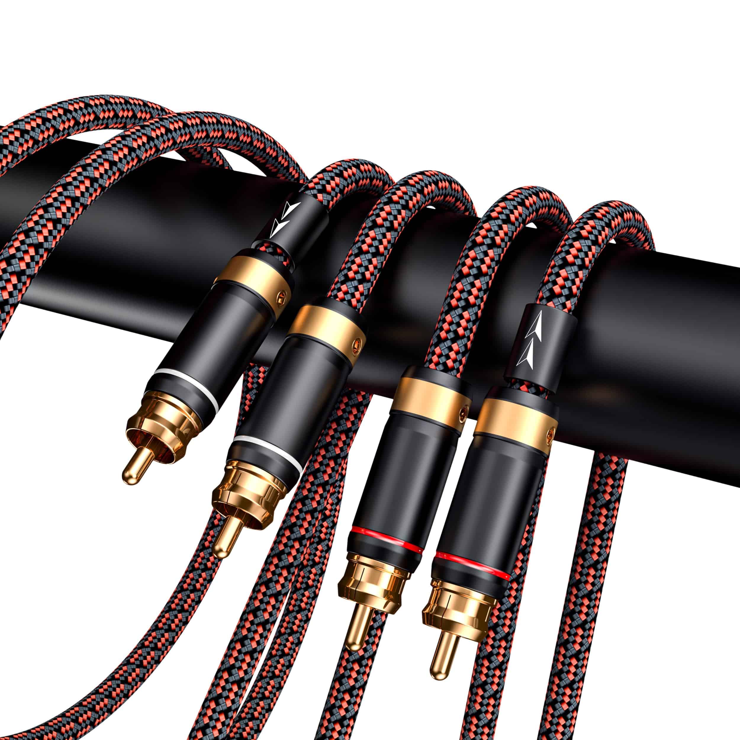 Cable RCA/Phono Primeda Audiophiles 2 RCA -Rojo - Image 4