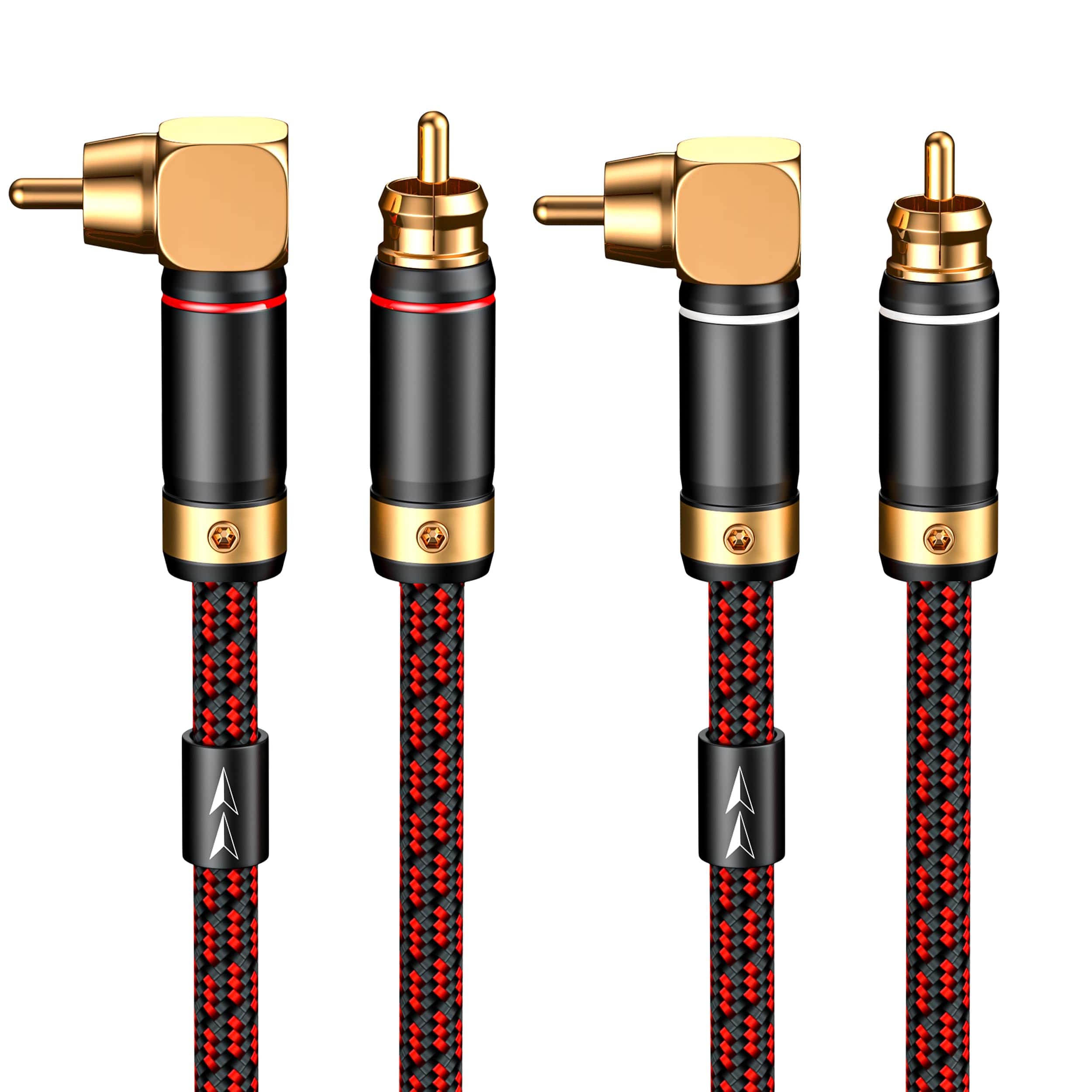 Cable RCA/Phono Primeda Audiophiles 2 RCA -Rojo