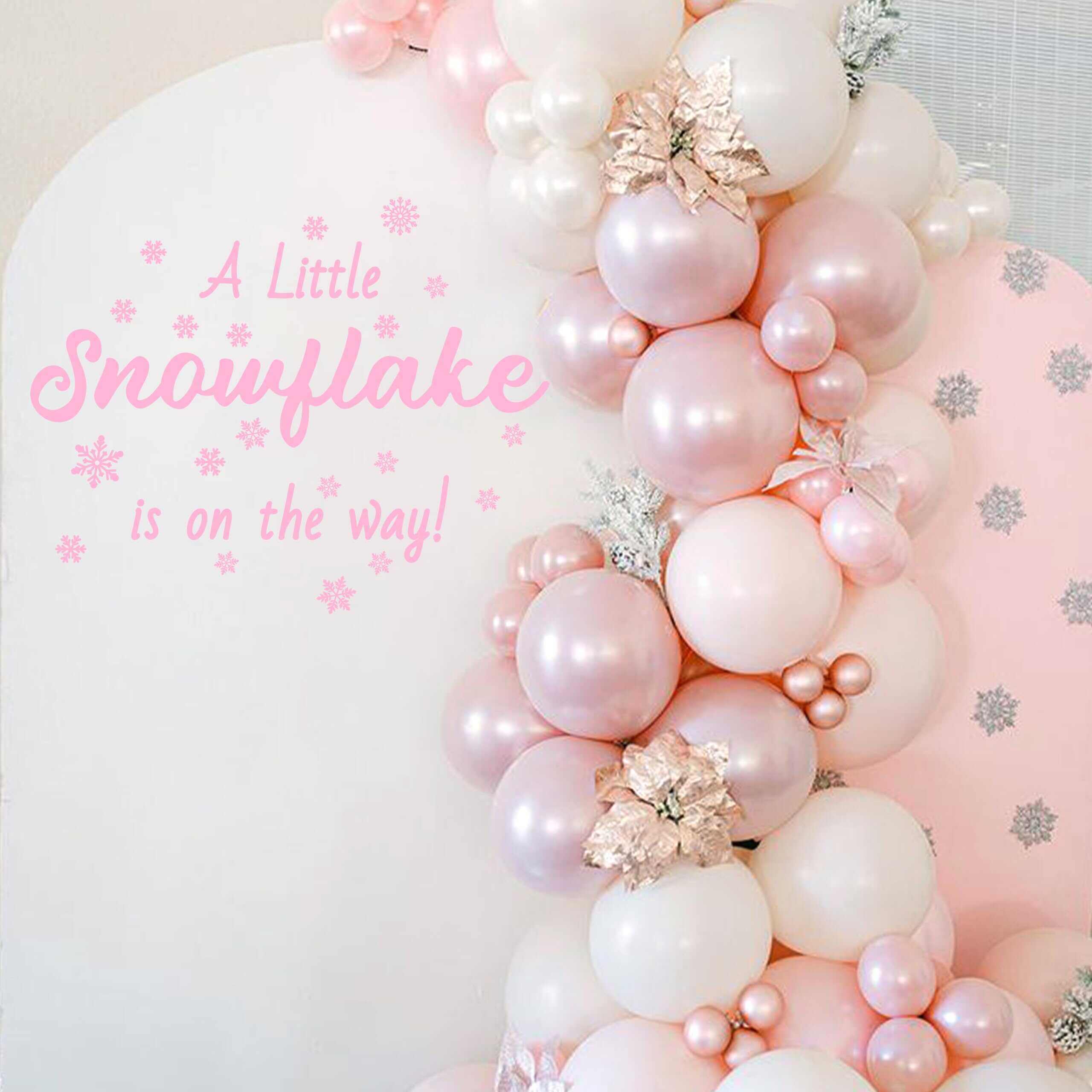 Calcomanía Gostman A Little Snowflake is One The Way - - Imagen 6
