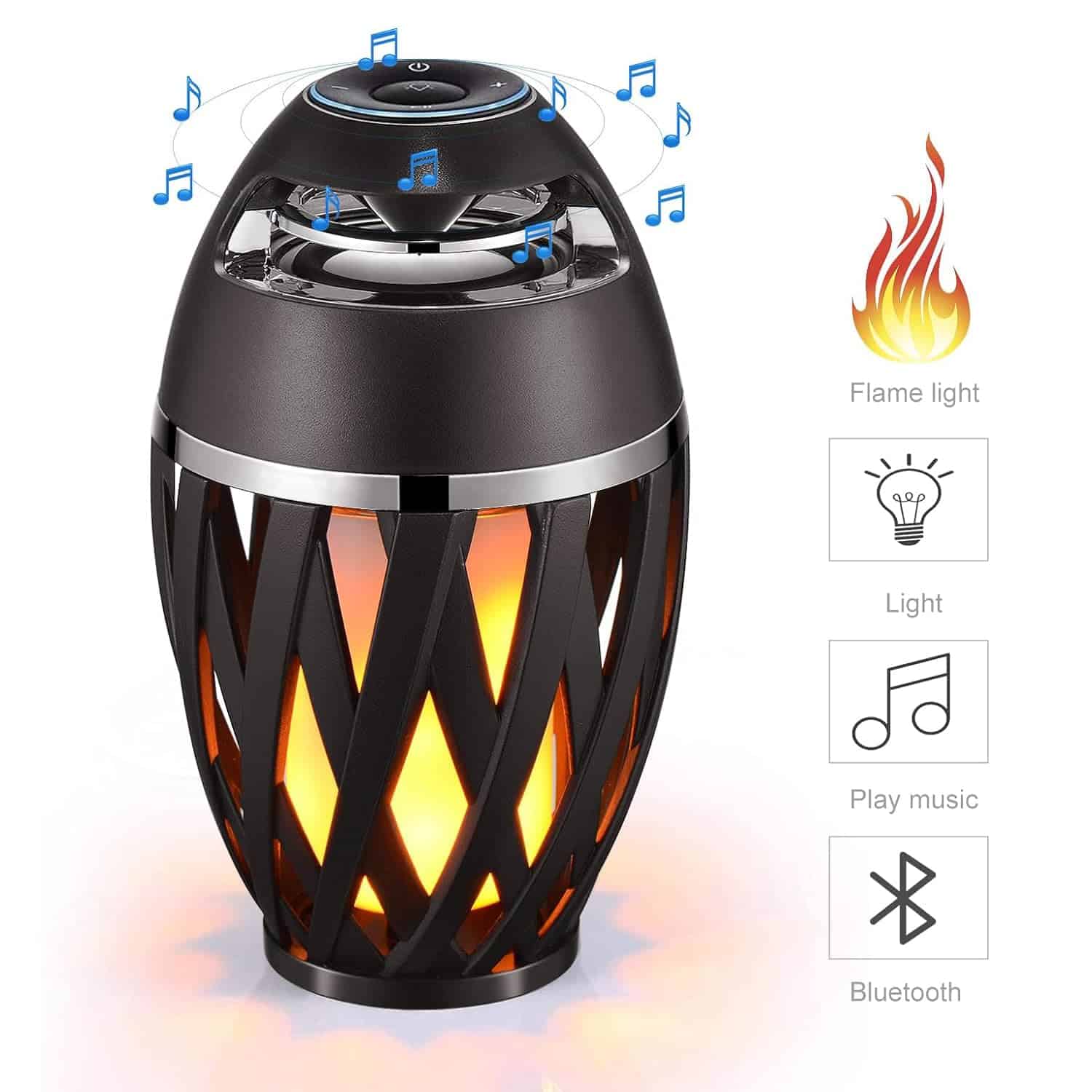 Altavoz Bluetooth Exterior JinXiHua 2 Pack, Altavoz LED - Image 7