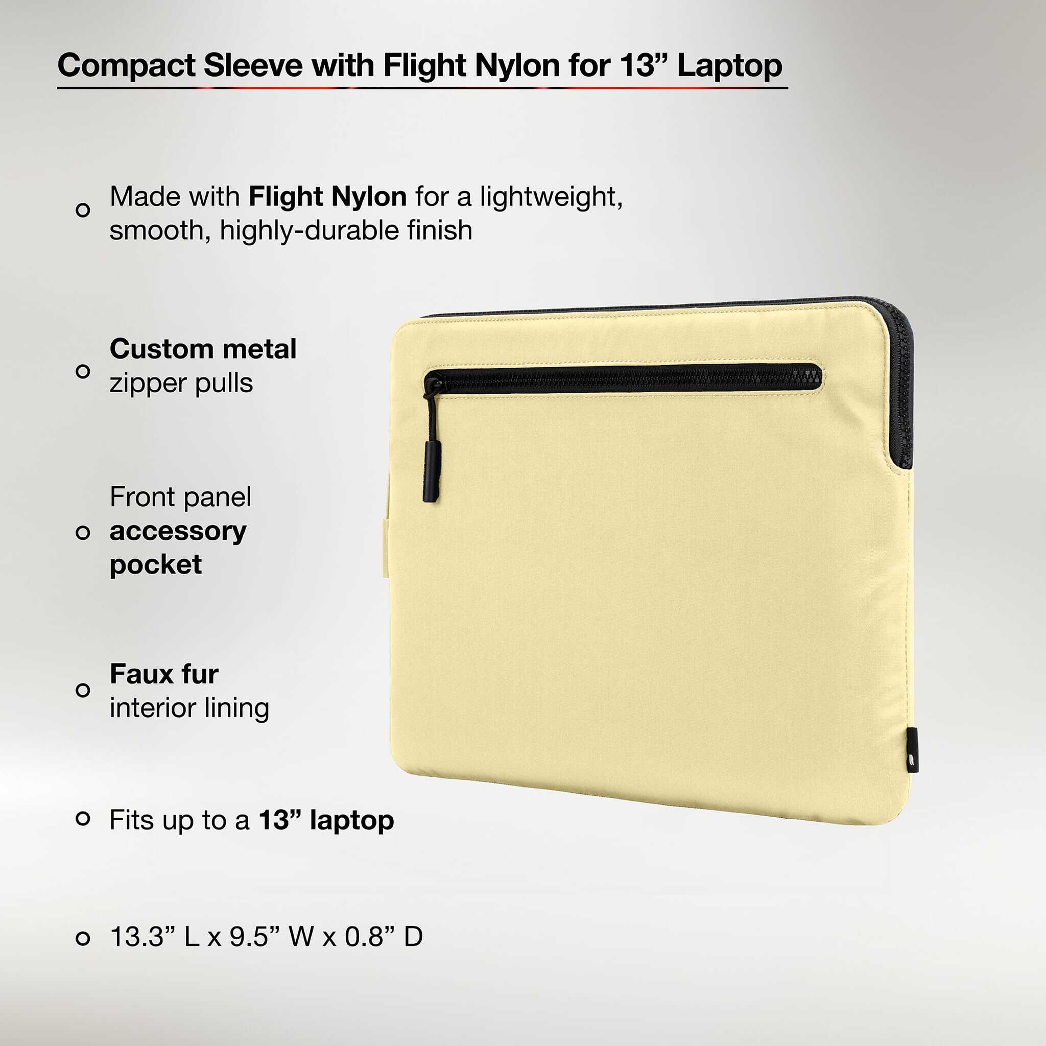 Funda Compacta para Laptop Incase con Flight -Lima Crema - Image 3