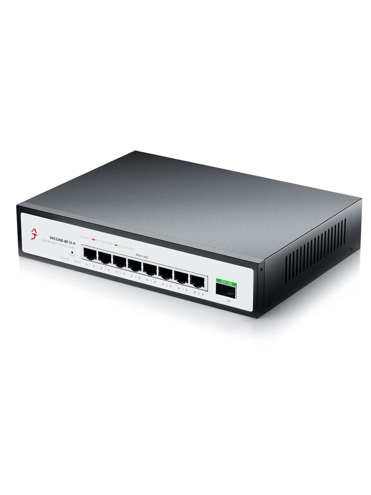Switch Ethernet PoE+ Administrado de 9 Puertos 2.5G