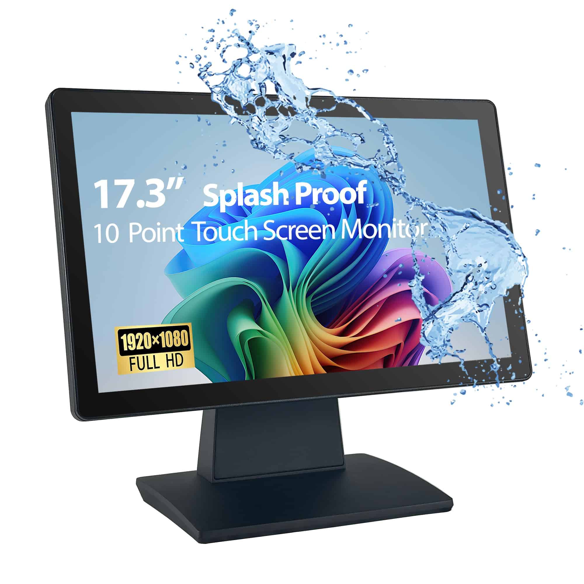 Monitor POS táctil de grado comercial de 17.3 pulgadas 1920