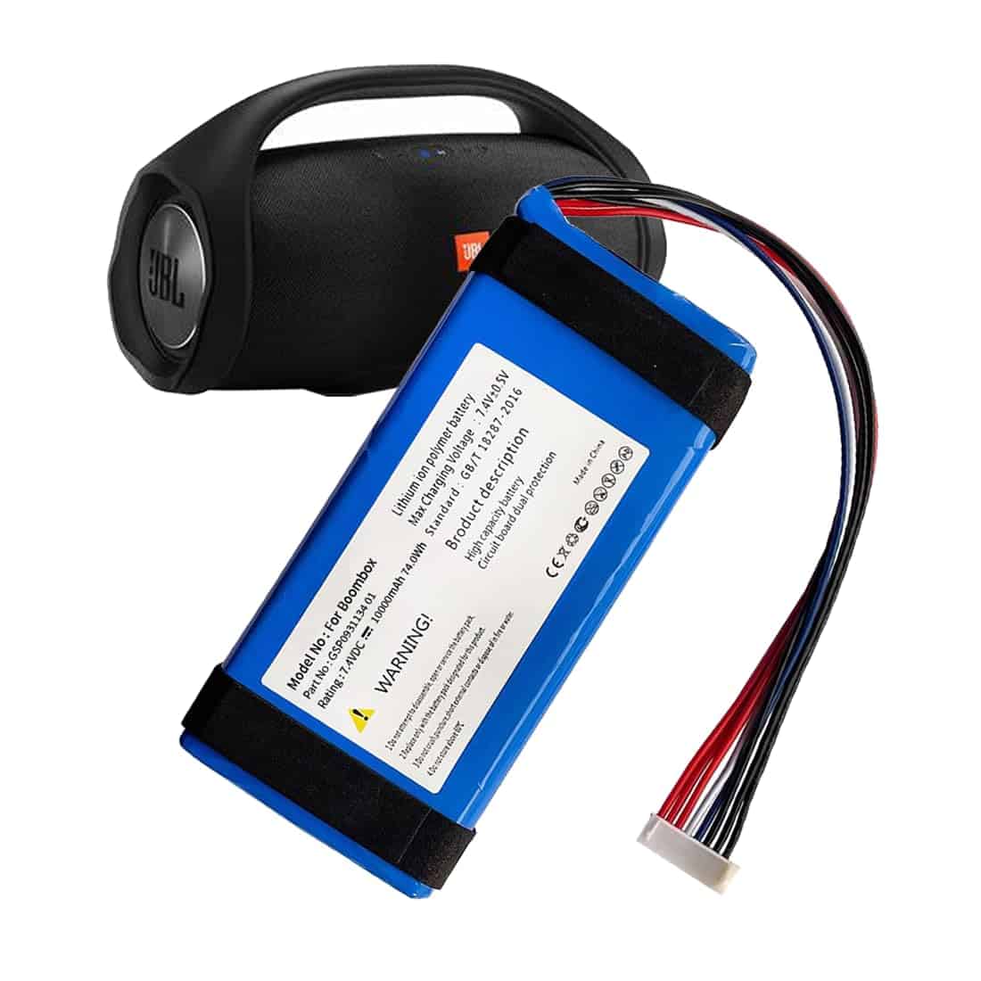 Batería de Repuesto HamnaKhu 10000mAh para J-B-L Boombox 1,