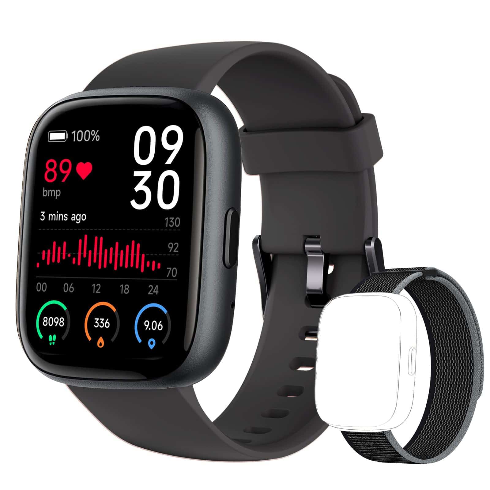 TOOBUR Smart Watch para Mujeres Hombres, Reloj Rastreador