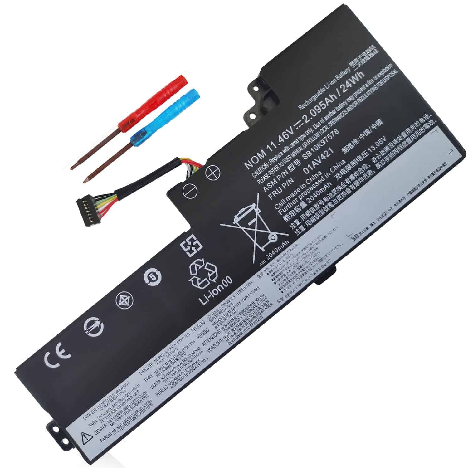 Batería Interna ZAYAUPVL 01AV421 01AV419 T470 T480 para