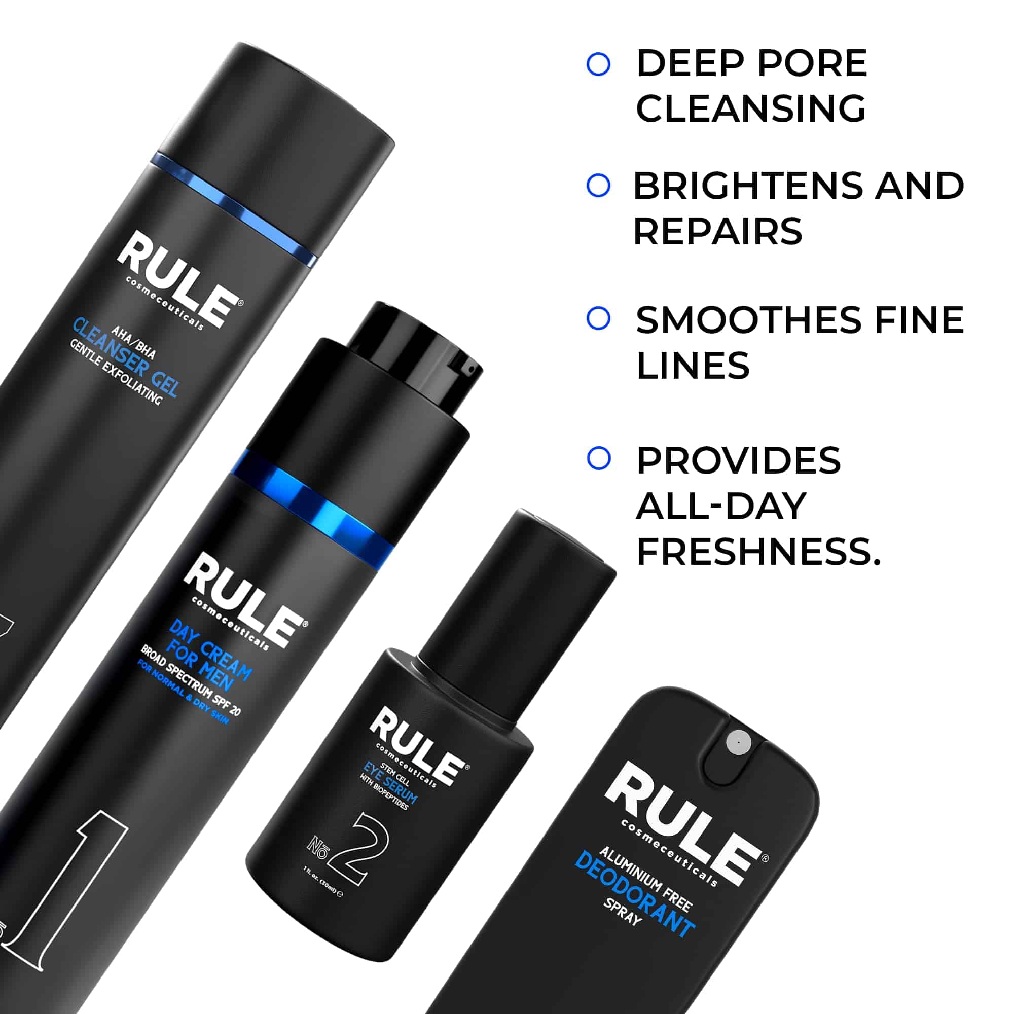 RULE COSMECEUTICALS - Set de Regalo Deluxe para Hombres, - Imagen 3