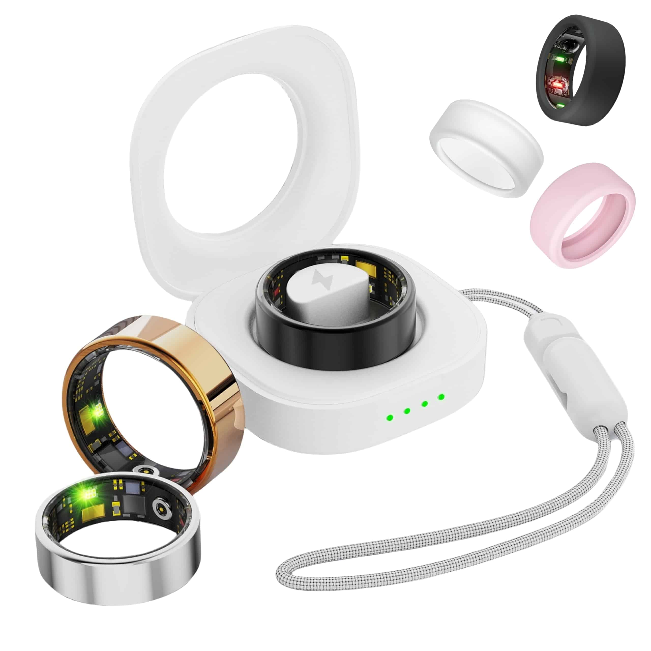 Anillo Inteligente UniJethro para -Oro Rosa
