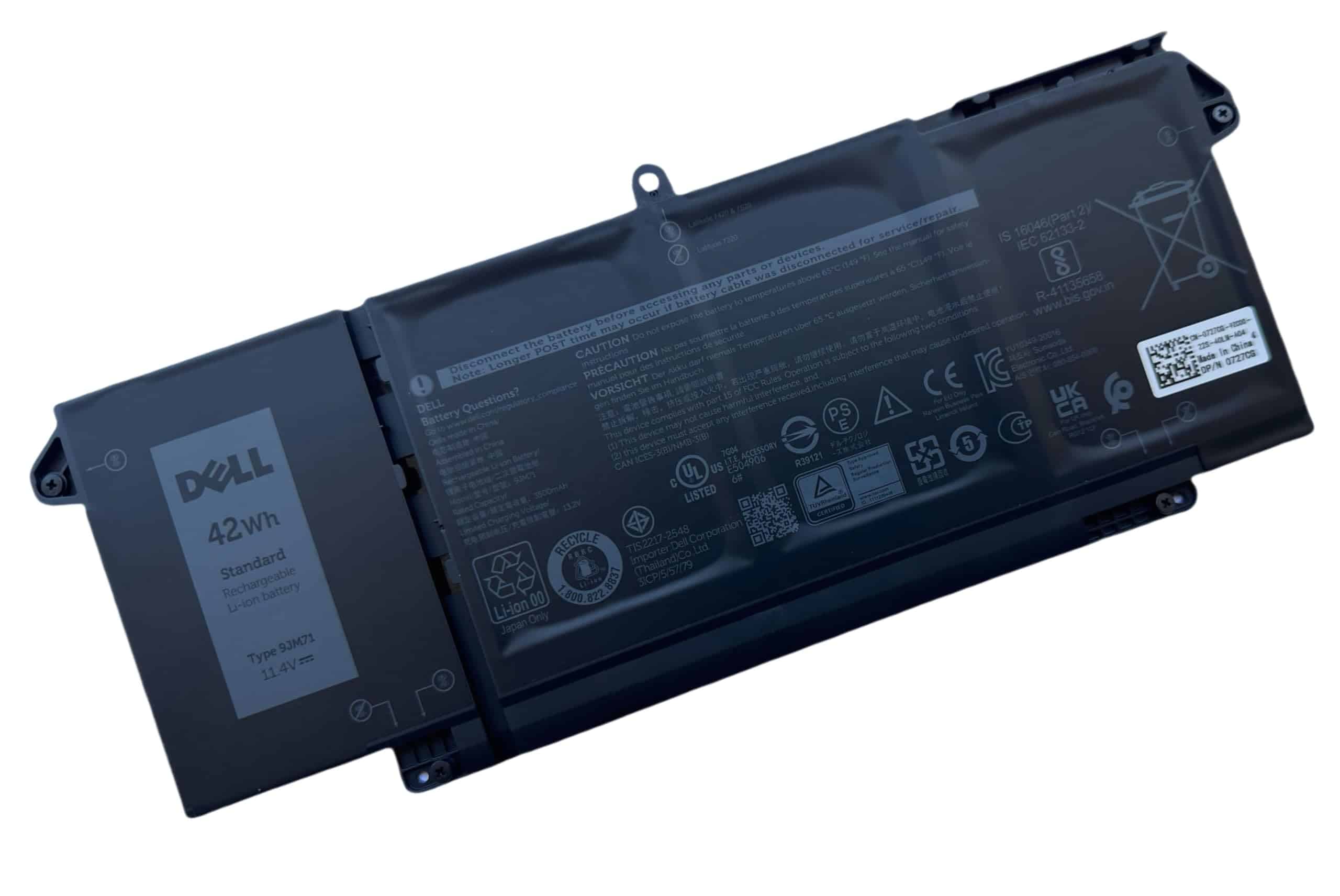 Batería DELL 9JM71 11.4V 42Wh para Dell Latitude 5320/5320