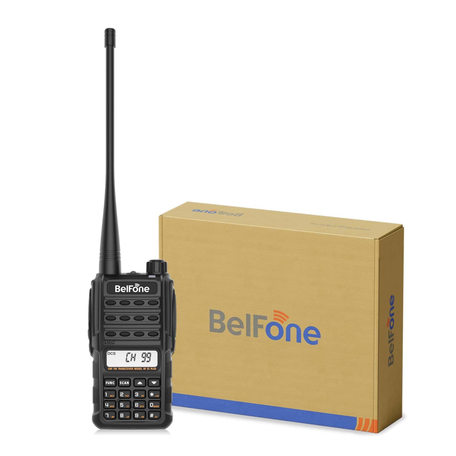 Walkie Talkie de Largo Alcance de 1 Paquete 2800mAh, Radio