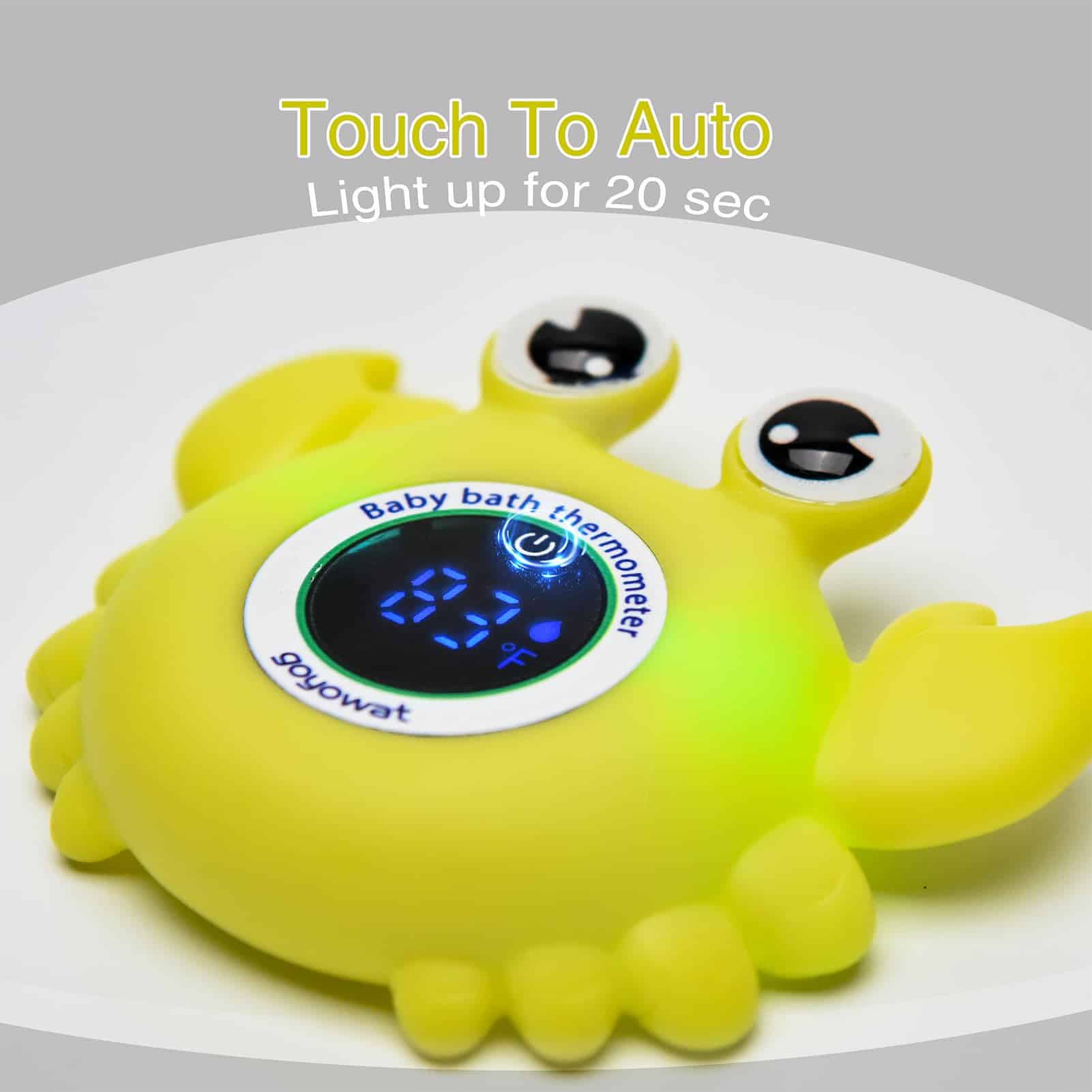 Termómetro de Baño para Bebés con Pantalla -Amarillo brillan - Imagen 5