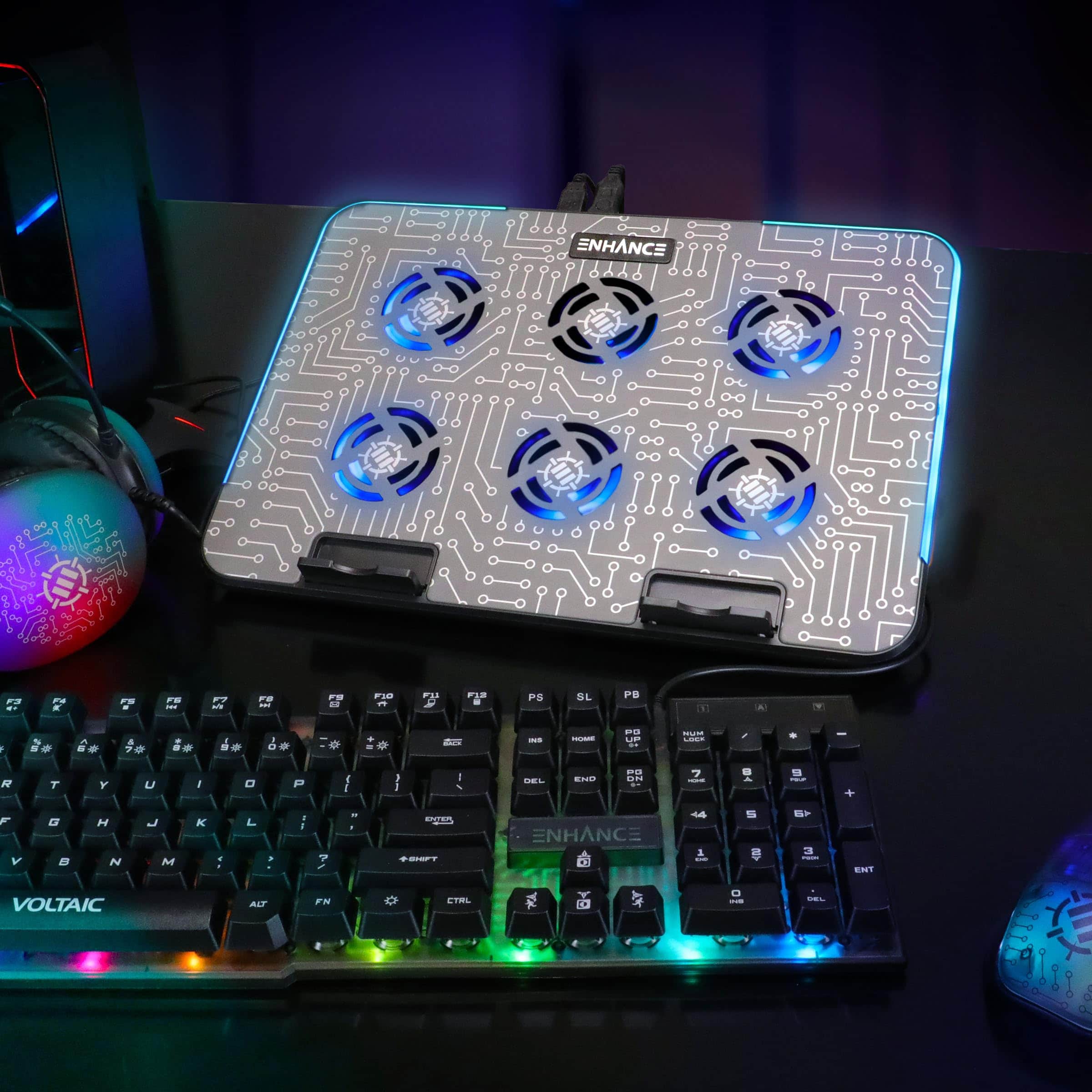 Base de refrigeración para portátil ENHANCE Gaming Voltaic - Image 9