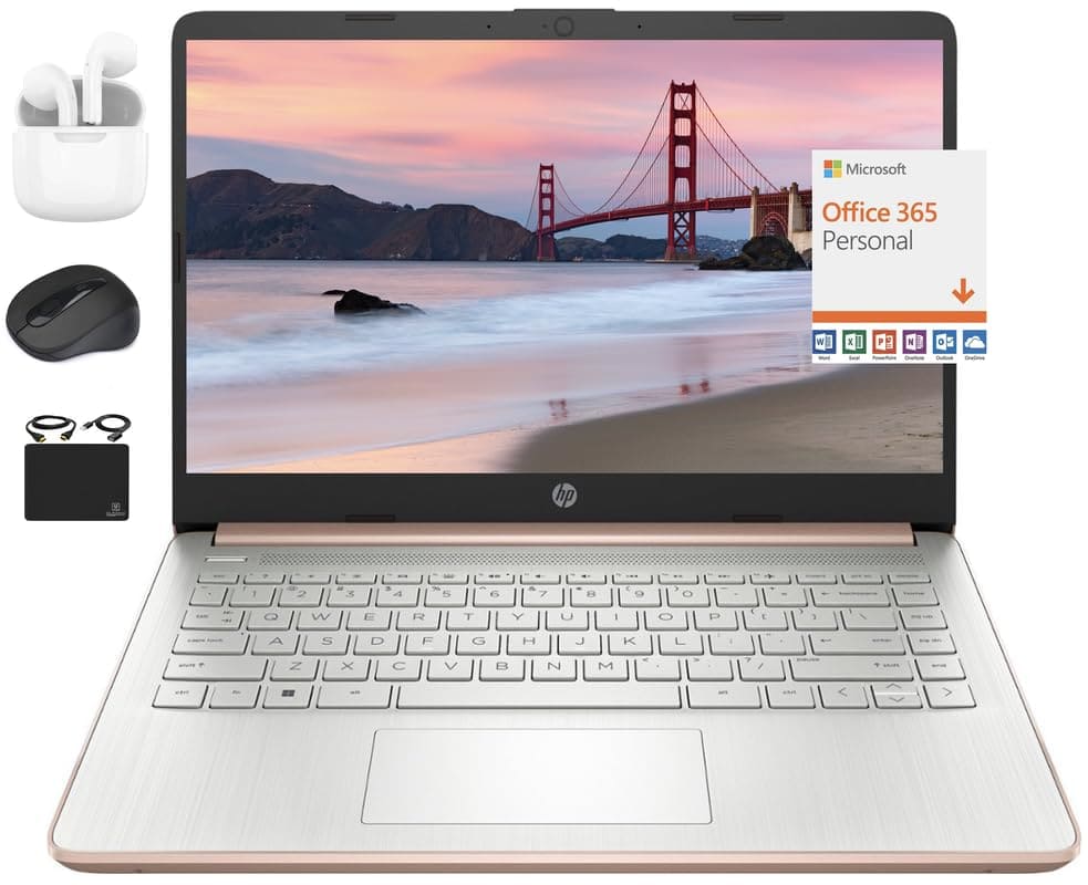 Laptop HP Pavilion 14'' Intel N 4GB 127GB Windows 11 -Rosa