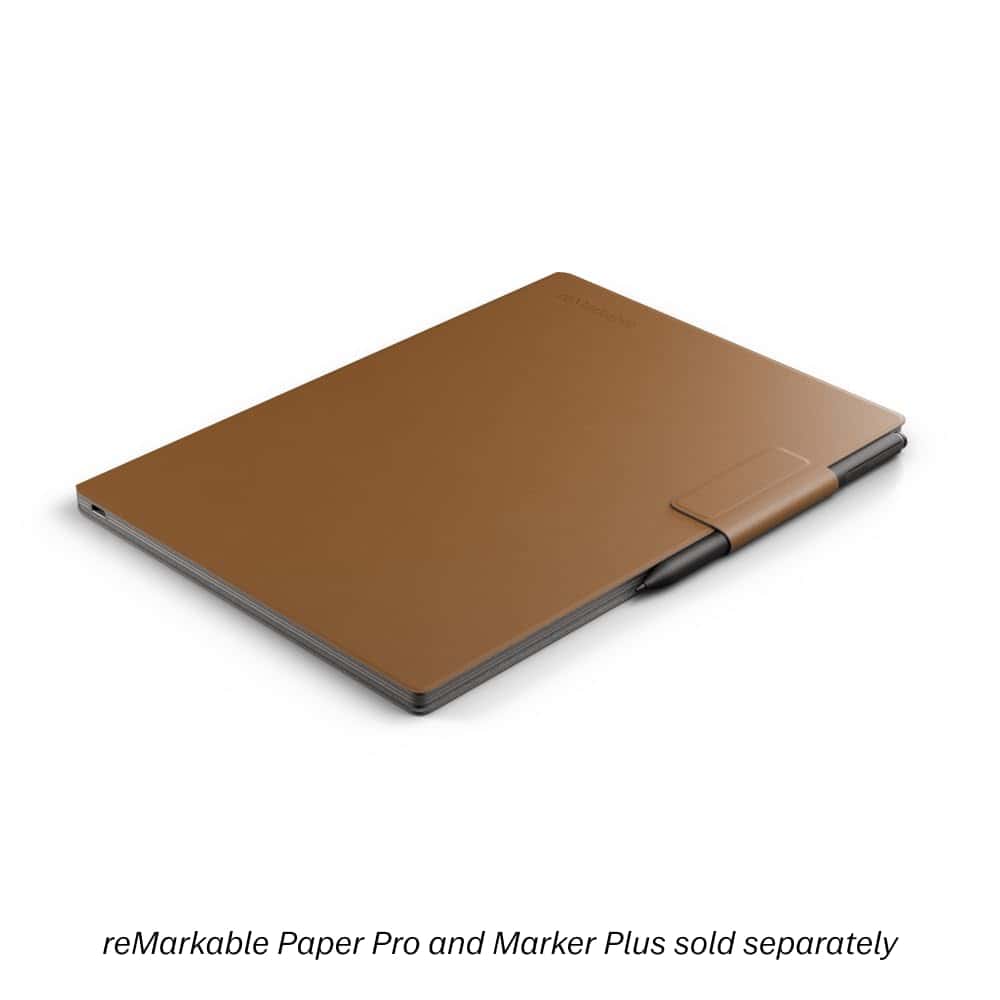 Funda de Cuero Premium para reMarkable Paper Pro - Marrón - Imagen 5