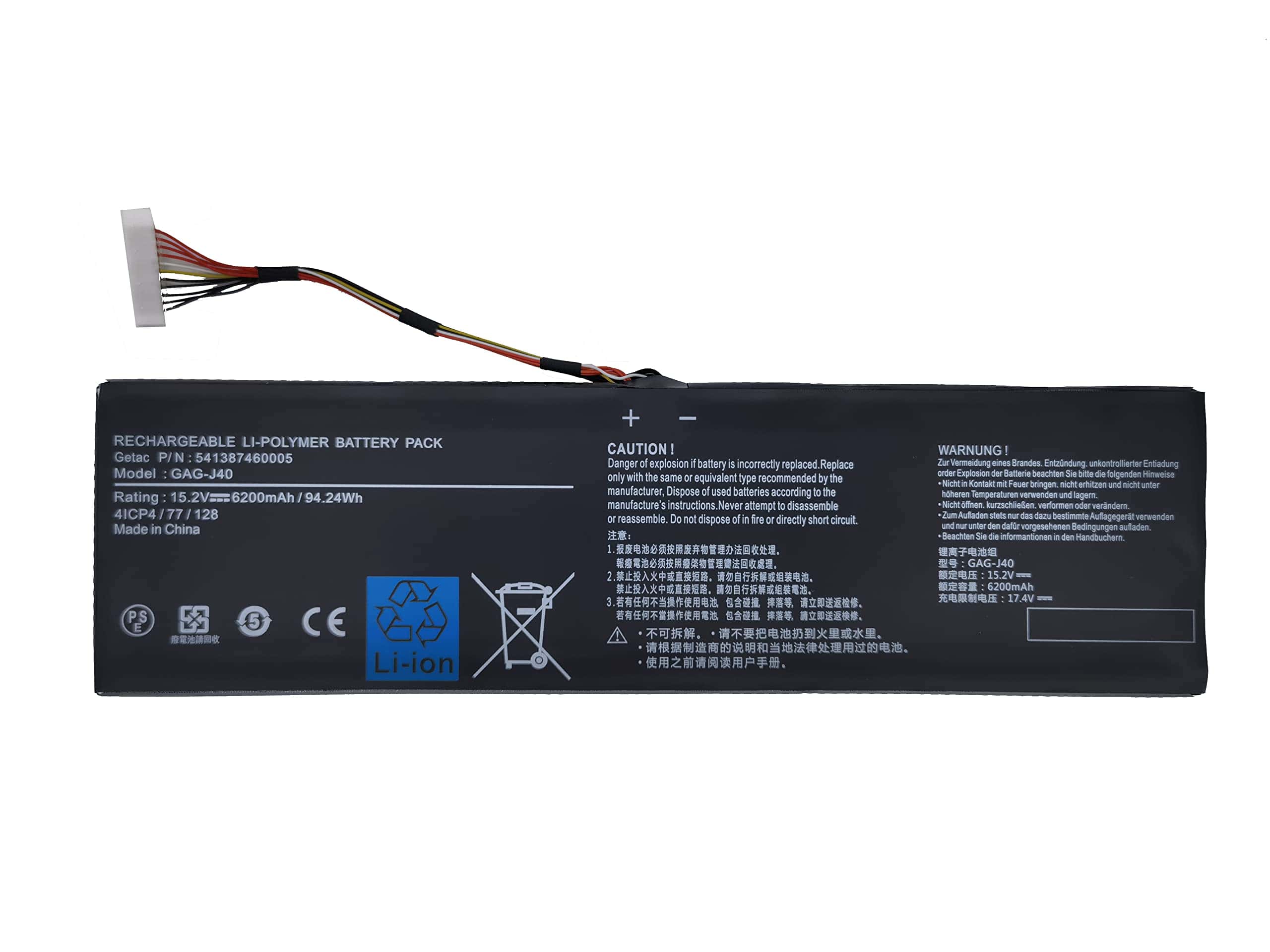Batería de repuesto para portátil FLYRLB GAG-J40 compatible