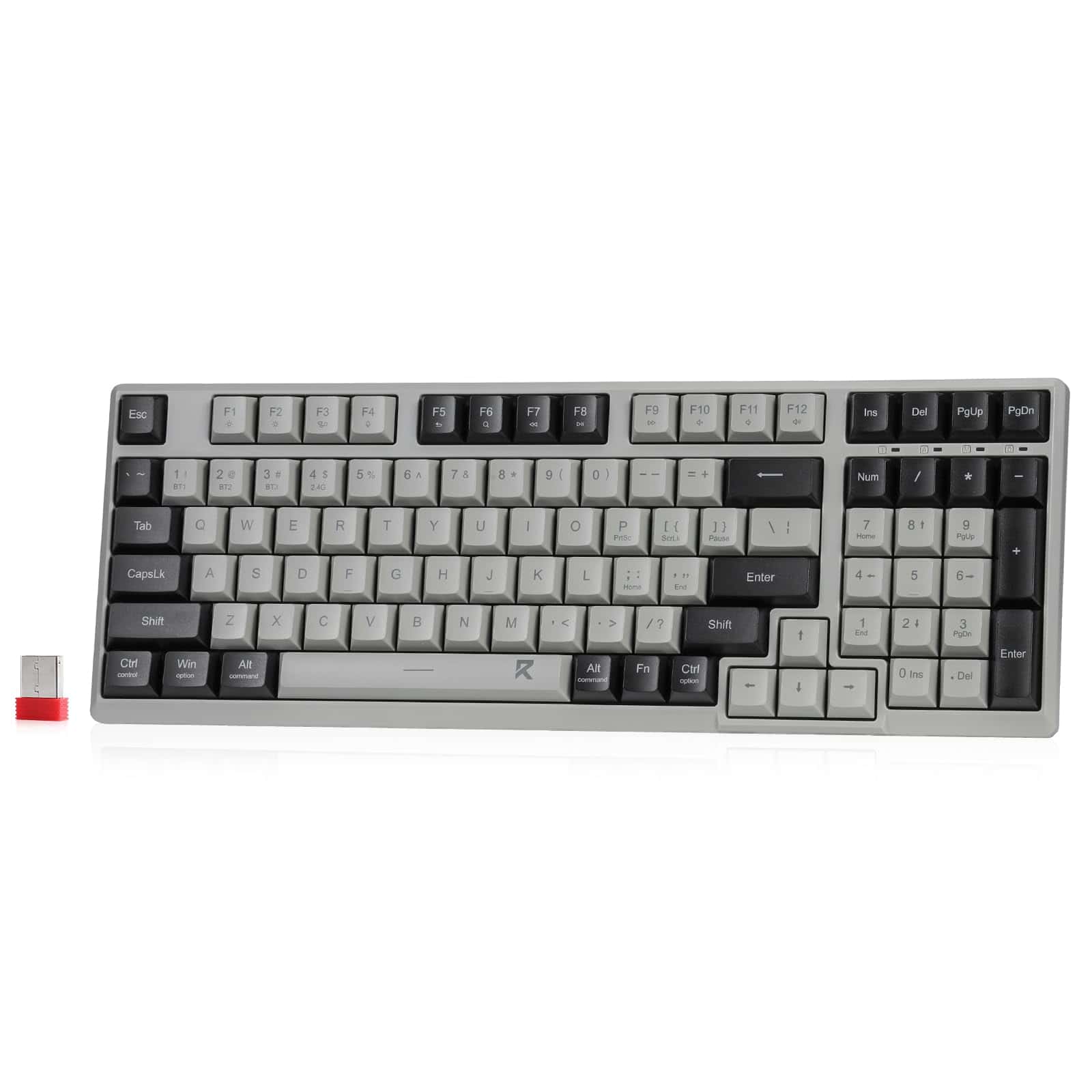 Teclado de Computadora Inalámbrico -Gris Acero