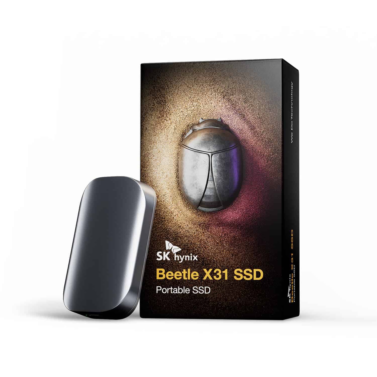 SSD portátil SK hynix Beetle X31 de 2TB con DRAM, hasta
