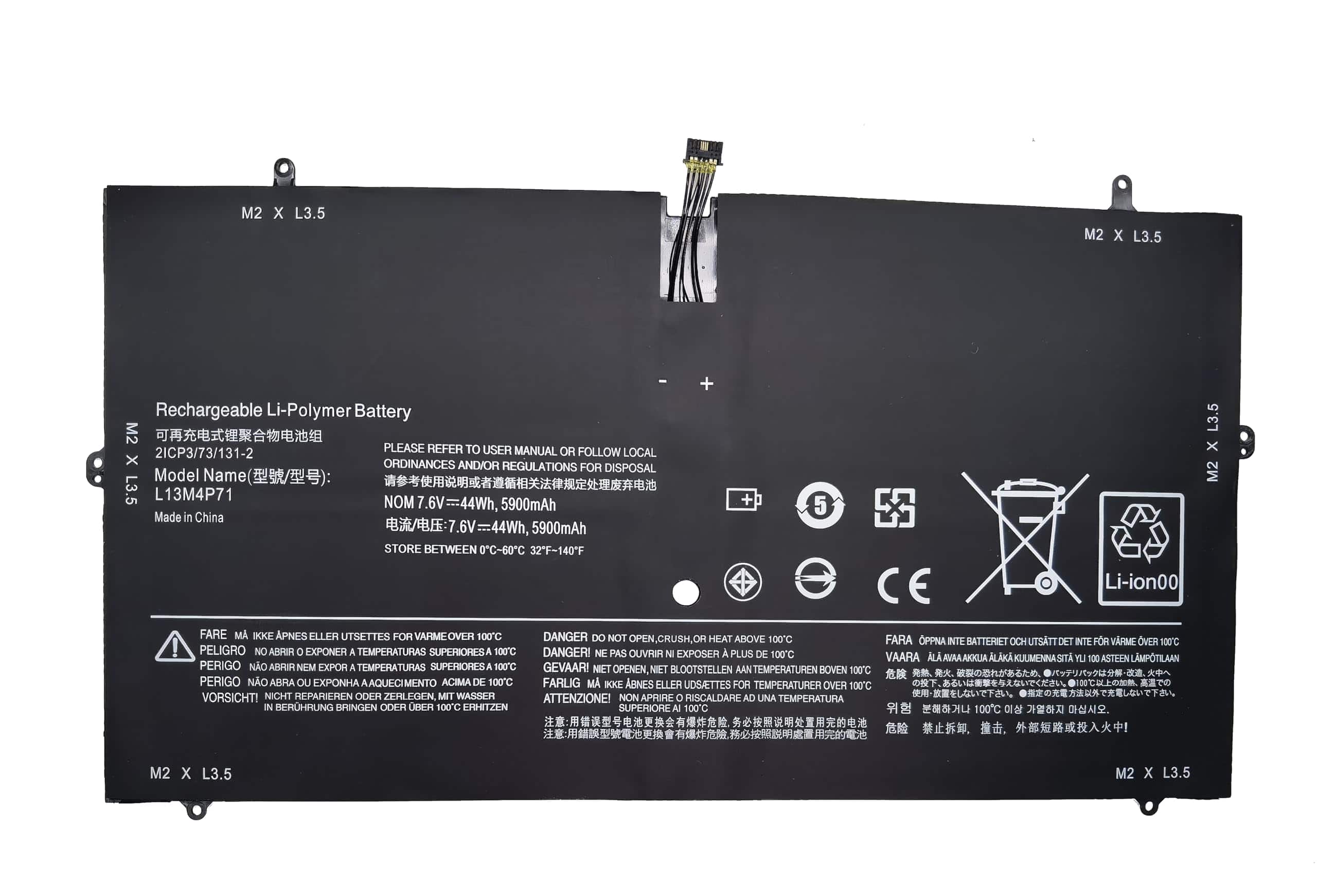 Batería de Repuesto FLYRLB L13M4P71 L14S4P71 Compatible con