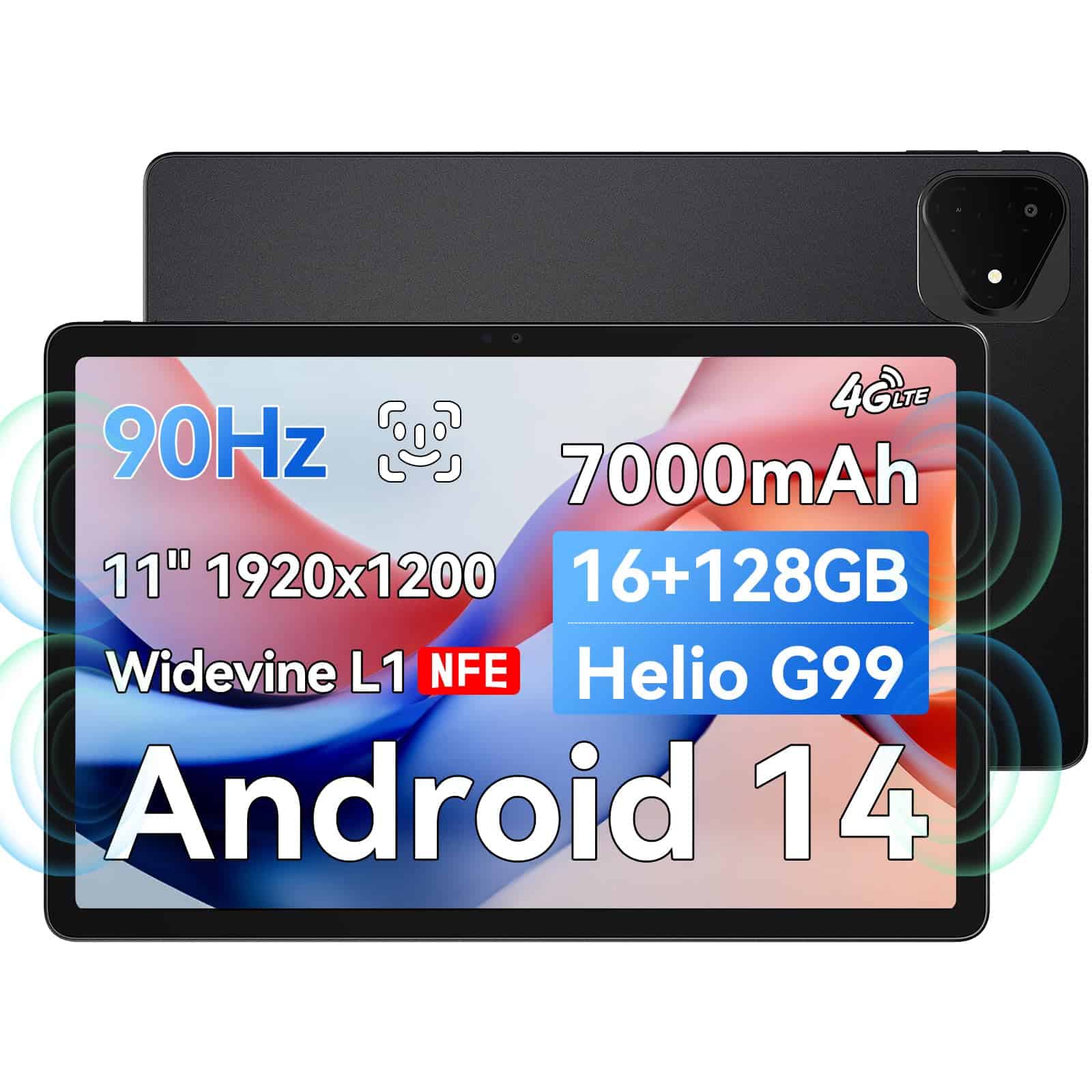 Tableta ALLDOCUBE iPlay 60 Pro de 11 pulgadas, 90Hz Reflex