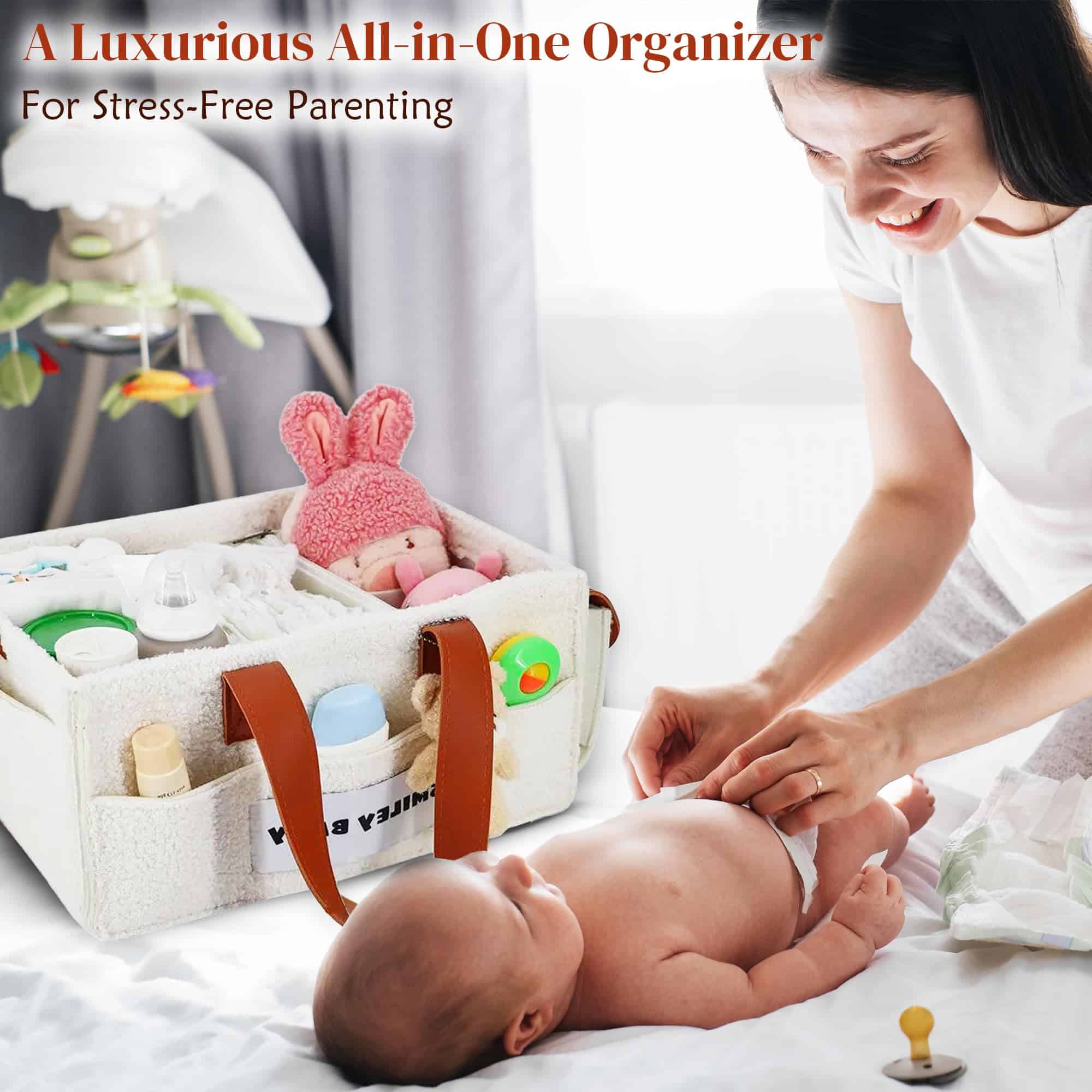 Organizador Premium de Pañales para Bebés - Caddy Portátil - Imagen 8