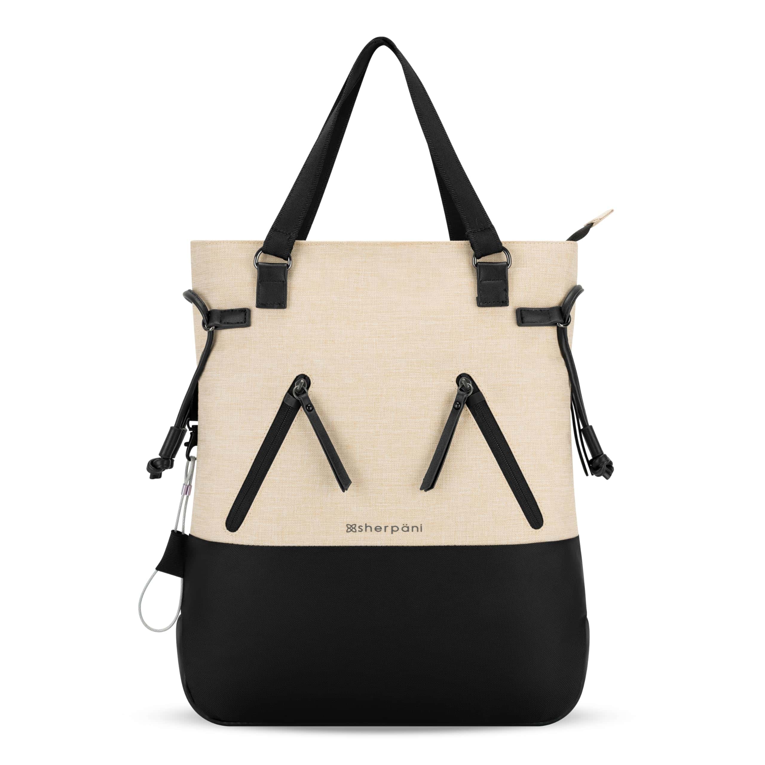 Mochila Tote Convertible Antirrobo Sherpani -Amarillo Paja
