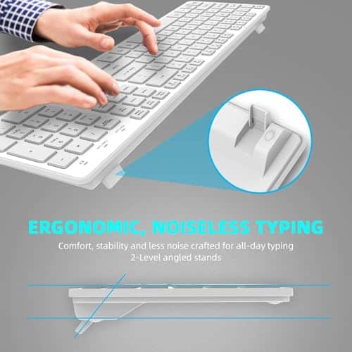 Teclado Inalámbrico BFRIENDit Ultra - Teclas -Blanco - Image 10